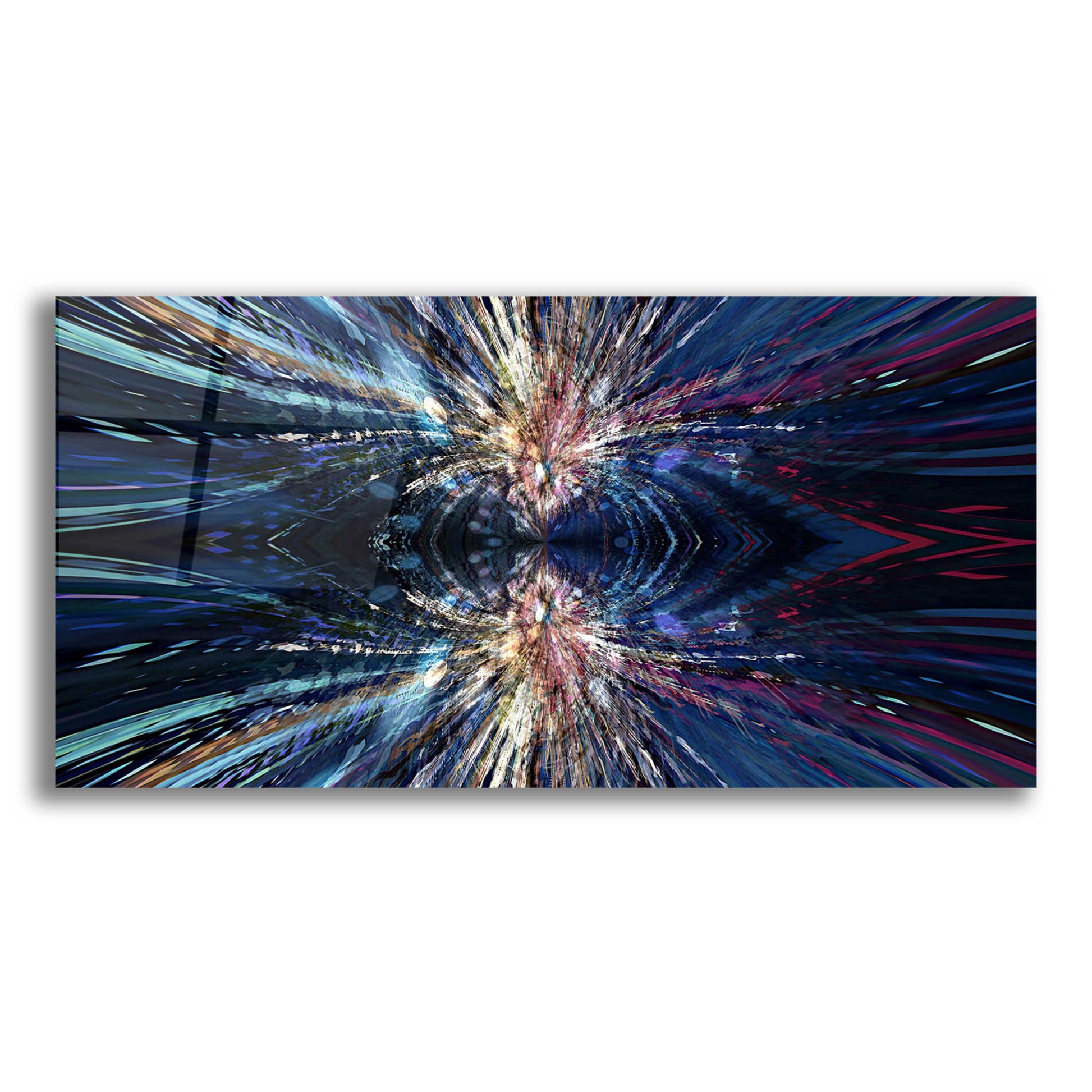 Epic Art 'A Space Odyssey' by David Manlove, Acrylic Glass Wall Art,24x12