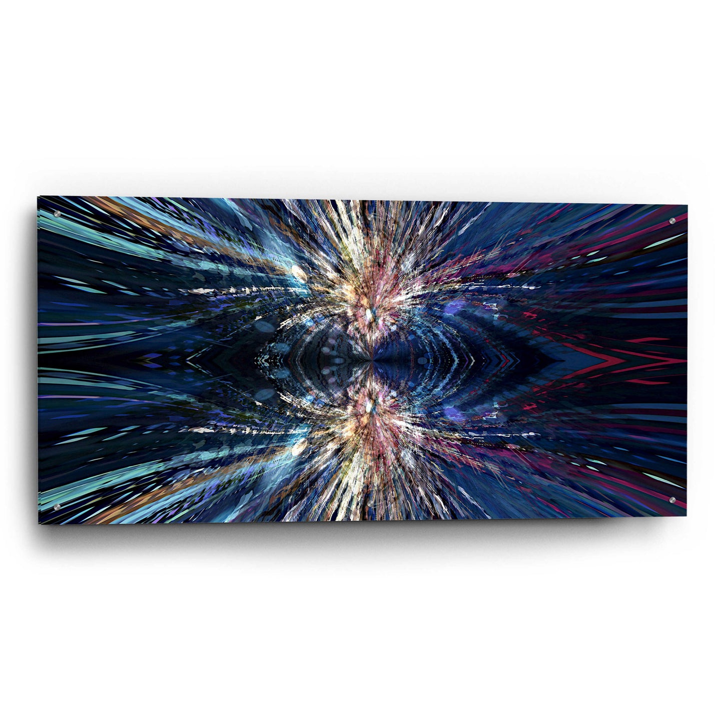 Epic Art 'A Space Odyssey' by David Manlove, Acrylic Glass Wall Art,48x24