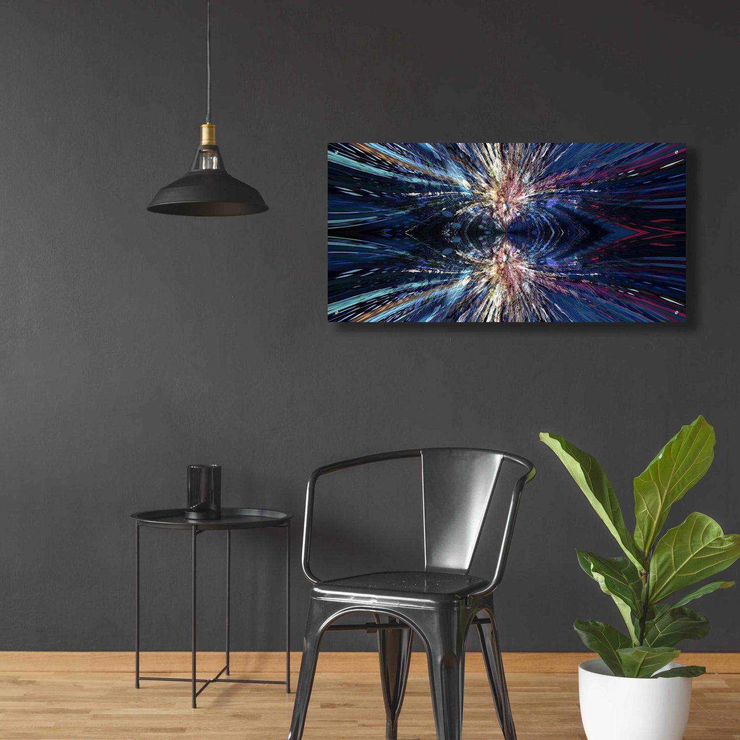 Epic Art 'A Space Odyssey' by David Manlove, Acrylic Glass Wall Art,48x24