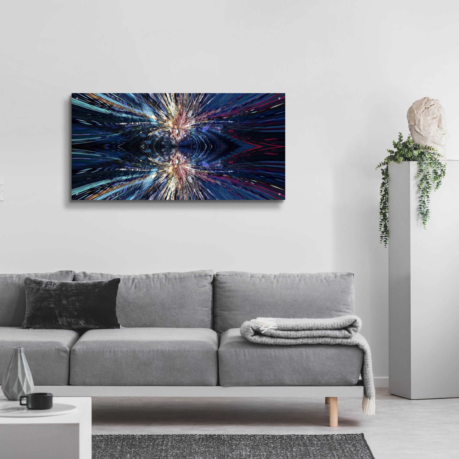 Epic Art 'A Space Odyssey' by David Manlove, Acrylic Glass Wall Art,48x24