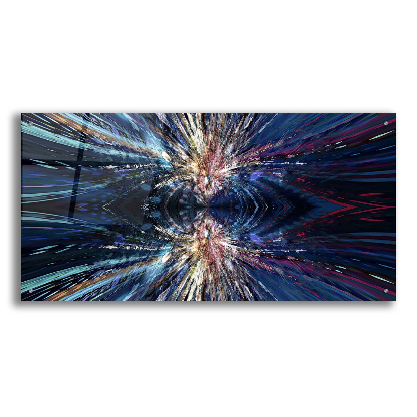 Epic Art 'A Space Odyssey' by David Manlove, Acrylic Glass Wall Art,48x24