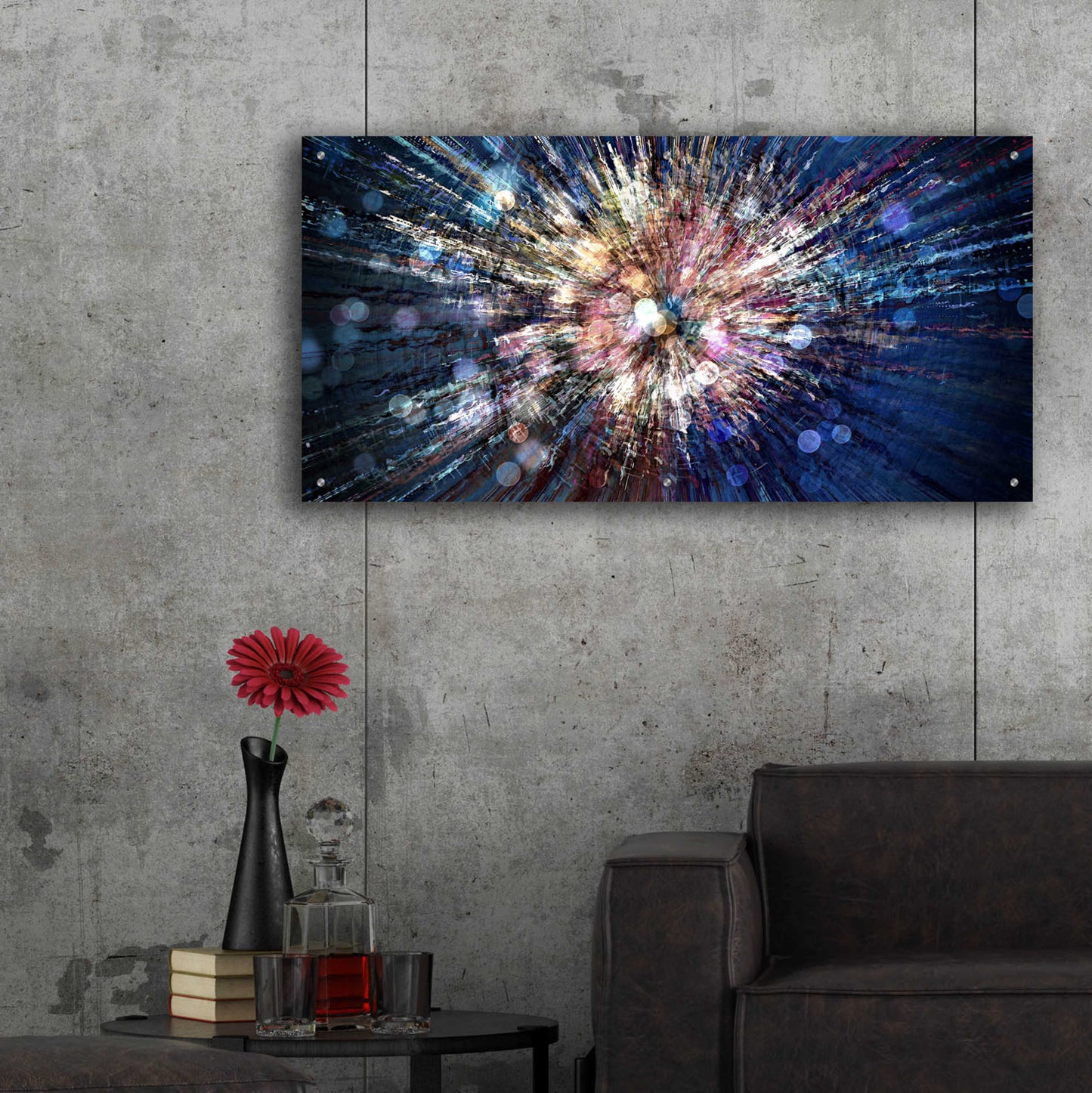 Epic Art 'The First Moment' by David Manlove, Acrylic Glass Wall Art,48x24