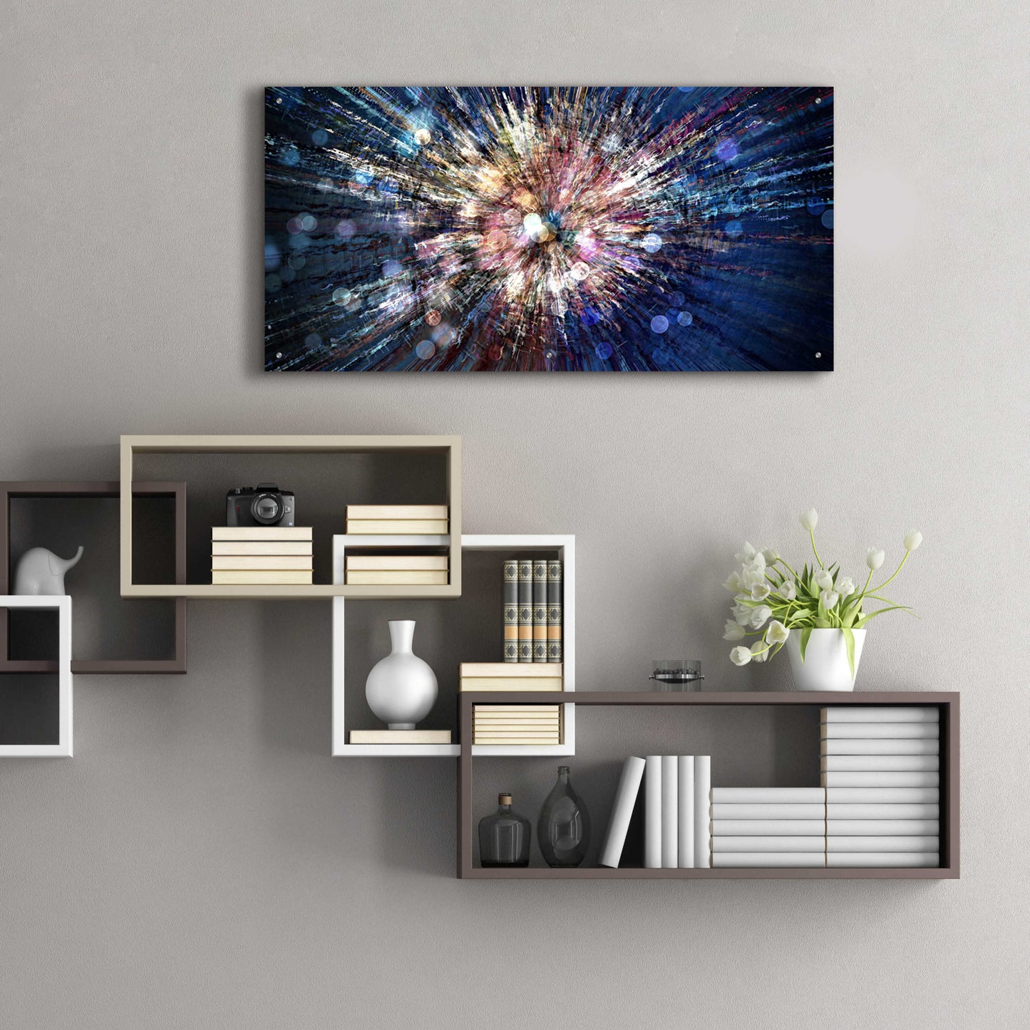 Epic Art 'The First Moment' by David Manlove, Acrylic Glass Wall Art,48x24