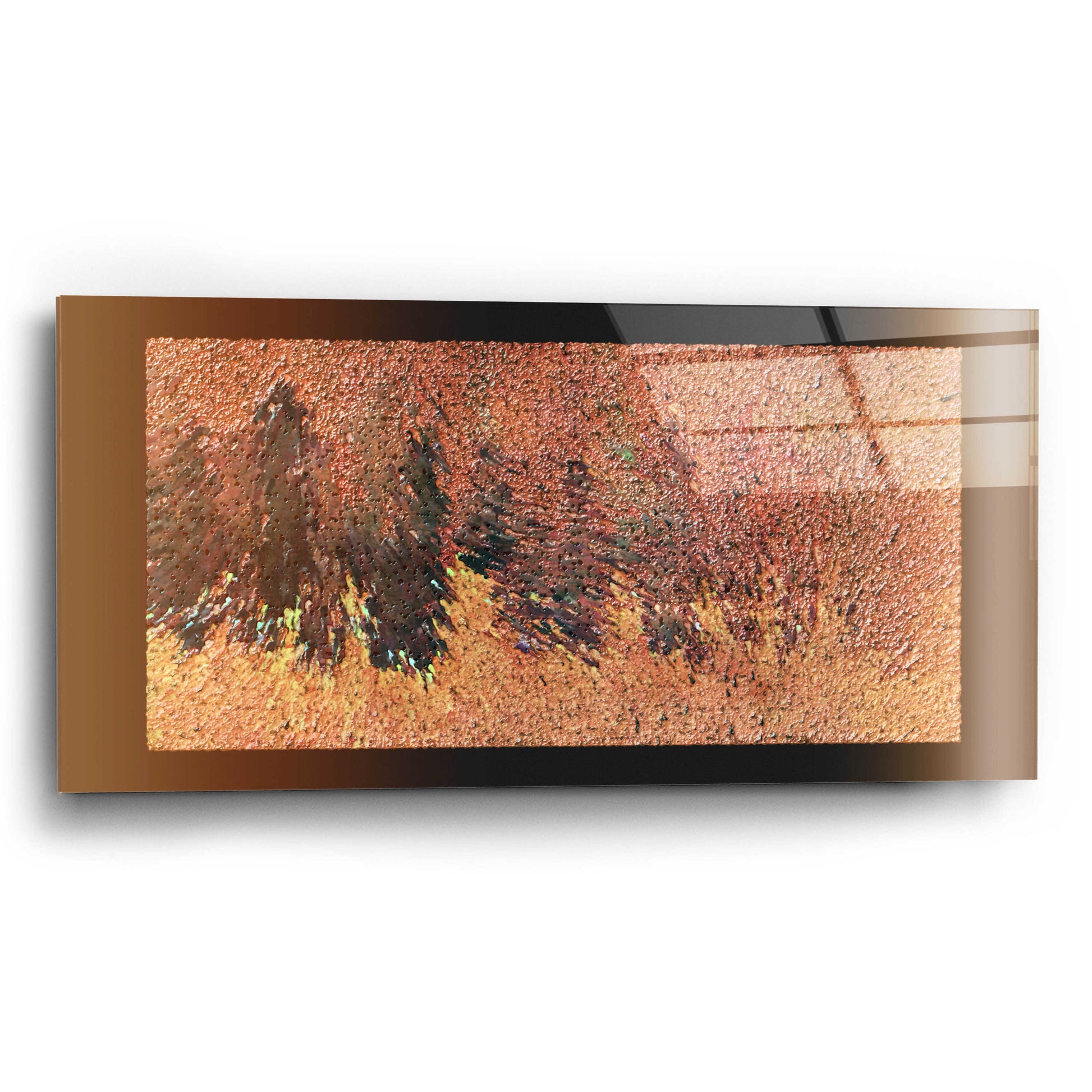 Epic Art 'Rust 2' by David Manlove, Acrylic Glass Wall Art,24x12