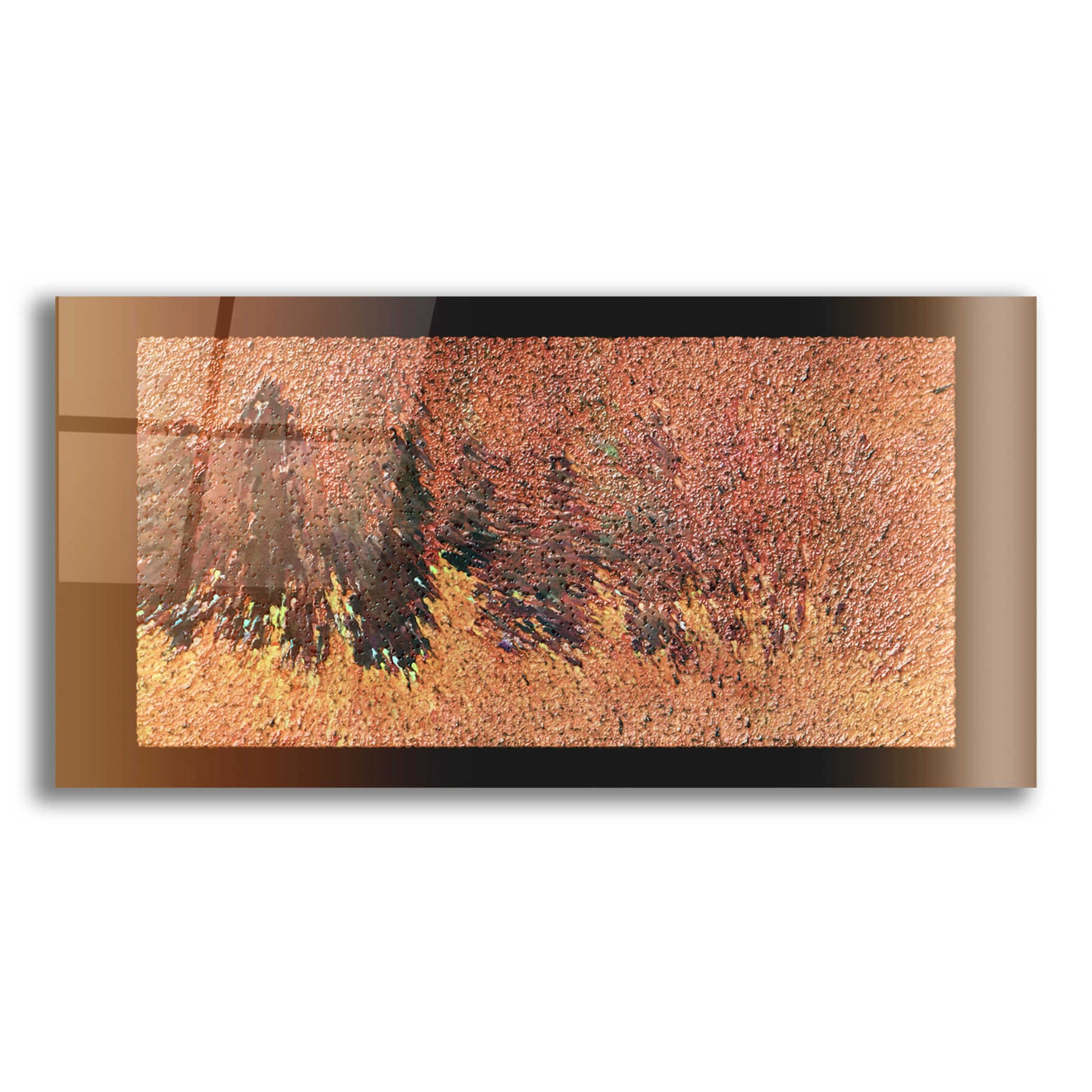 Epic Art 'Rust 2' by David Manlove, Acrylic Glass Wall Art,24x12