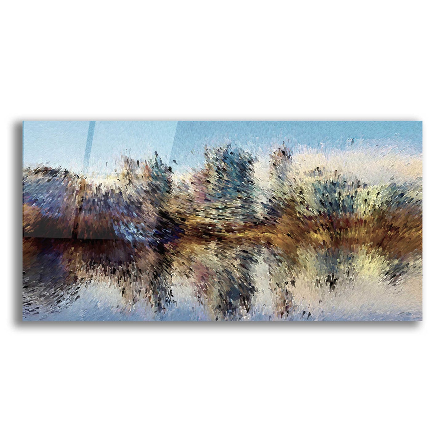 Epic Art 'Urban Lake Wind' by David Manlove, Acrylic Glass Wall Art,24x12