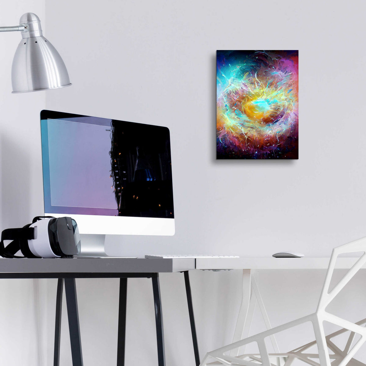 Epic Art 'Ai Astronomy 1' by David Manlove, Acrylic Glass Wall Art,12x16