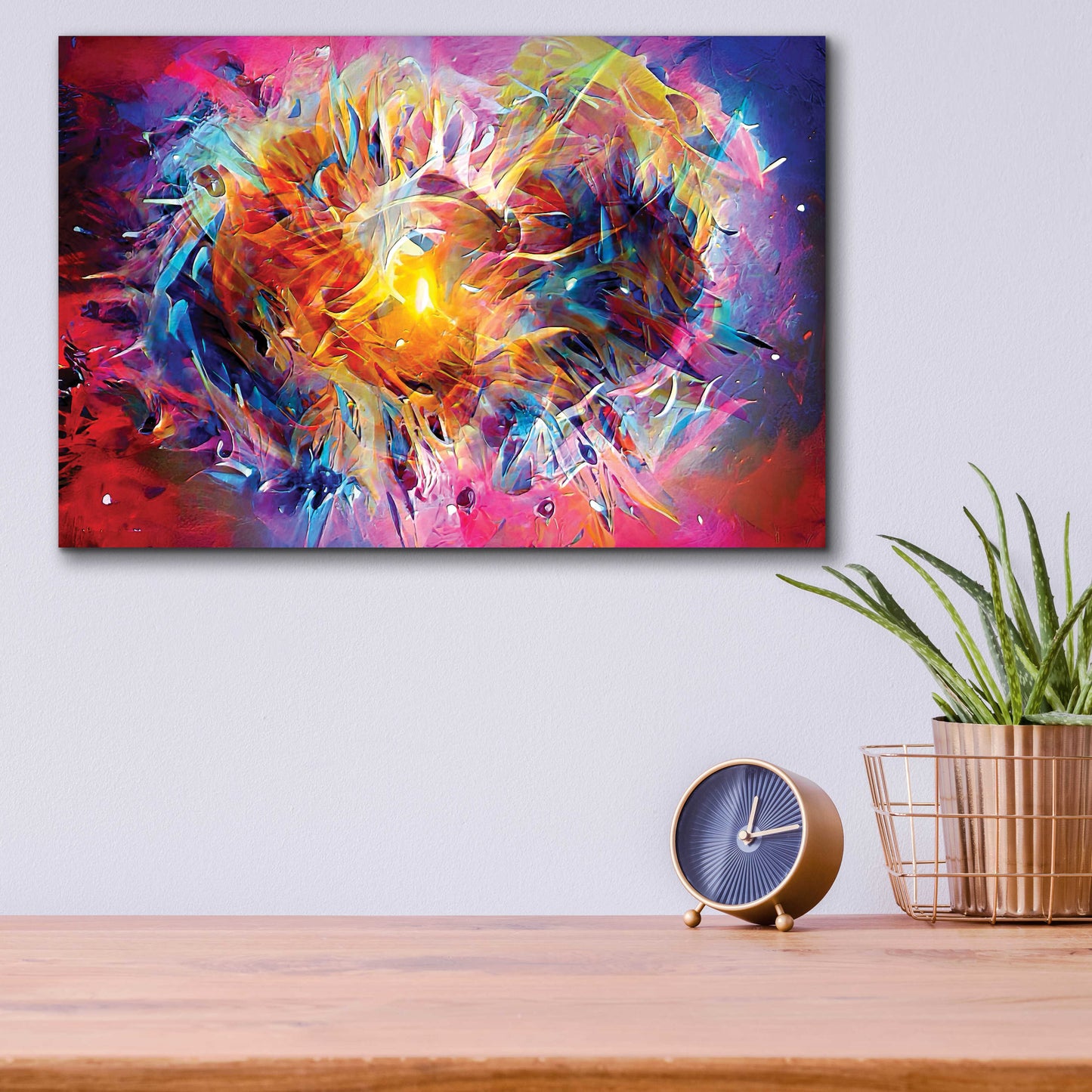 Epic Art 'Ai Astronomy 2' by David Manlove, Acrylic Glass Wall Art,16x12