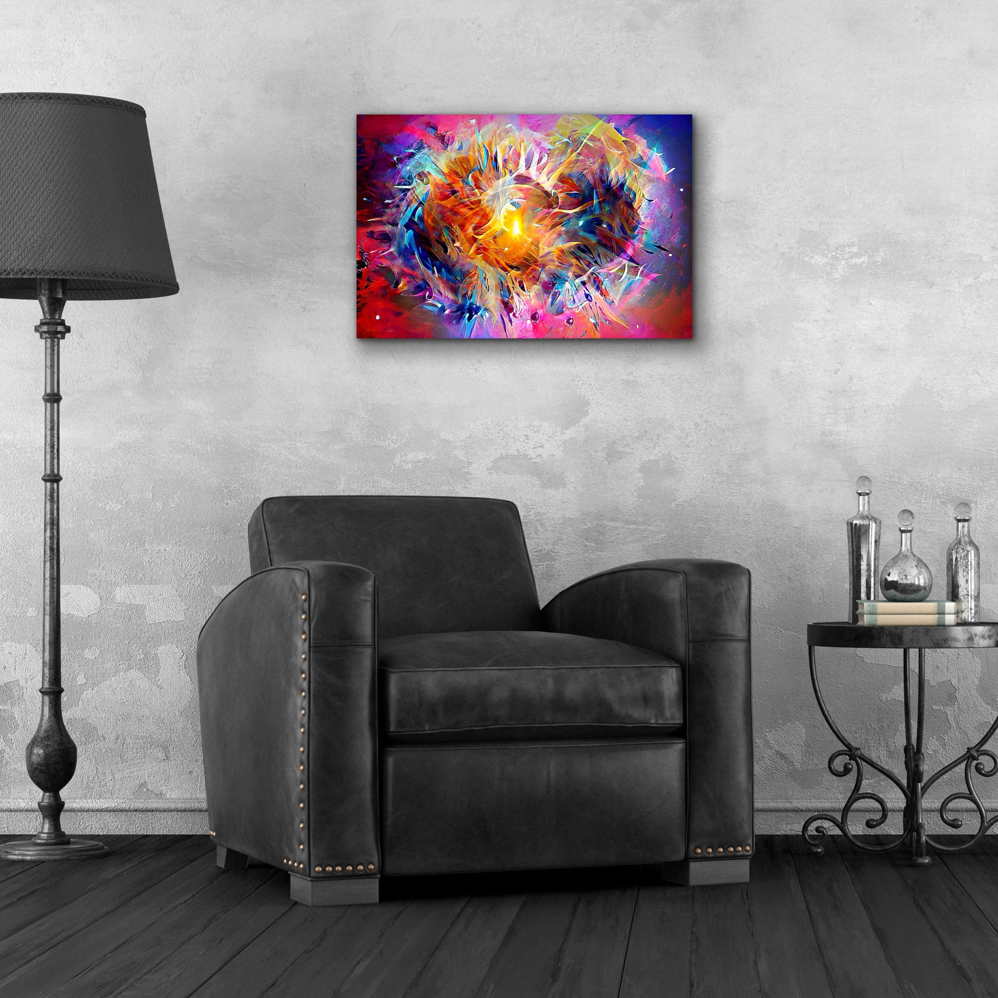 Epic Art 'Ai Astronomy 2' by David Manlove, Acrylic Glass Wall Art,24x16