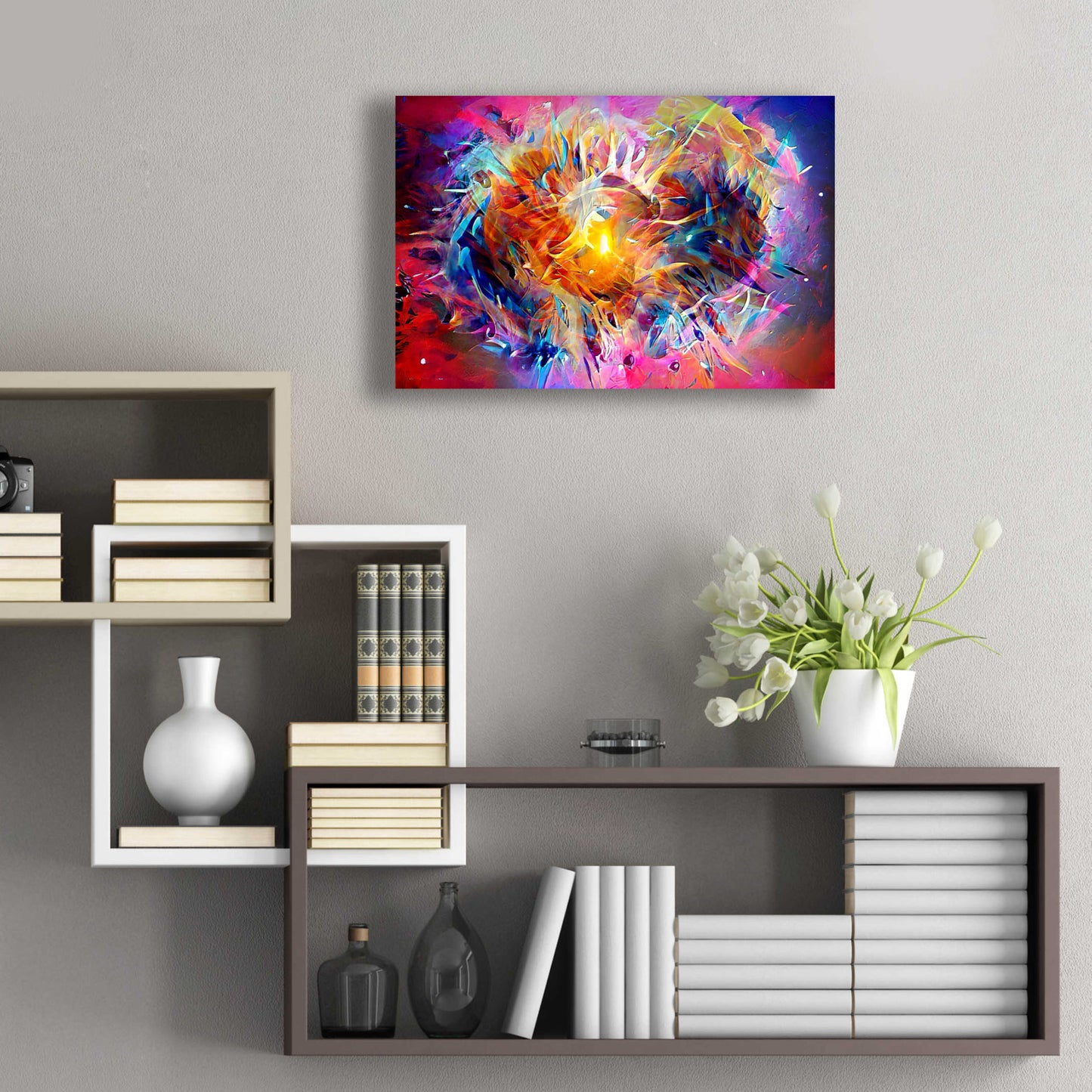 Epic Art 'Ai Astronomy 2' by David Manlove, Acrylic Glass Wall Art,24x16