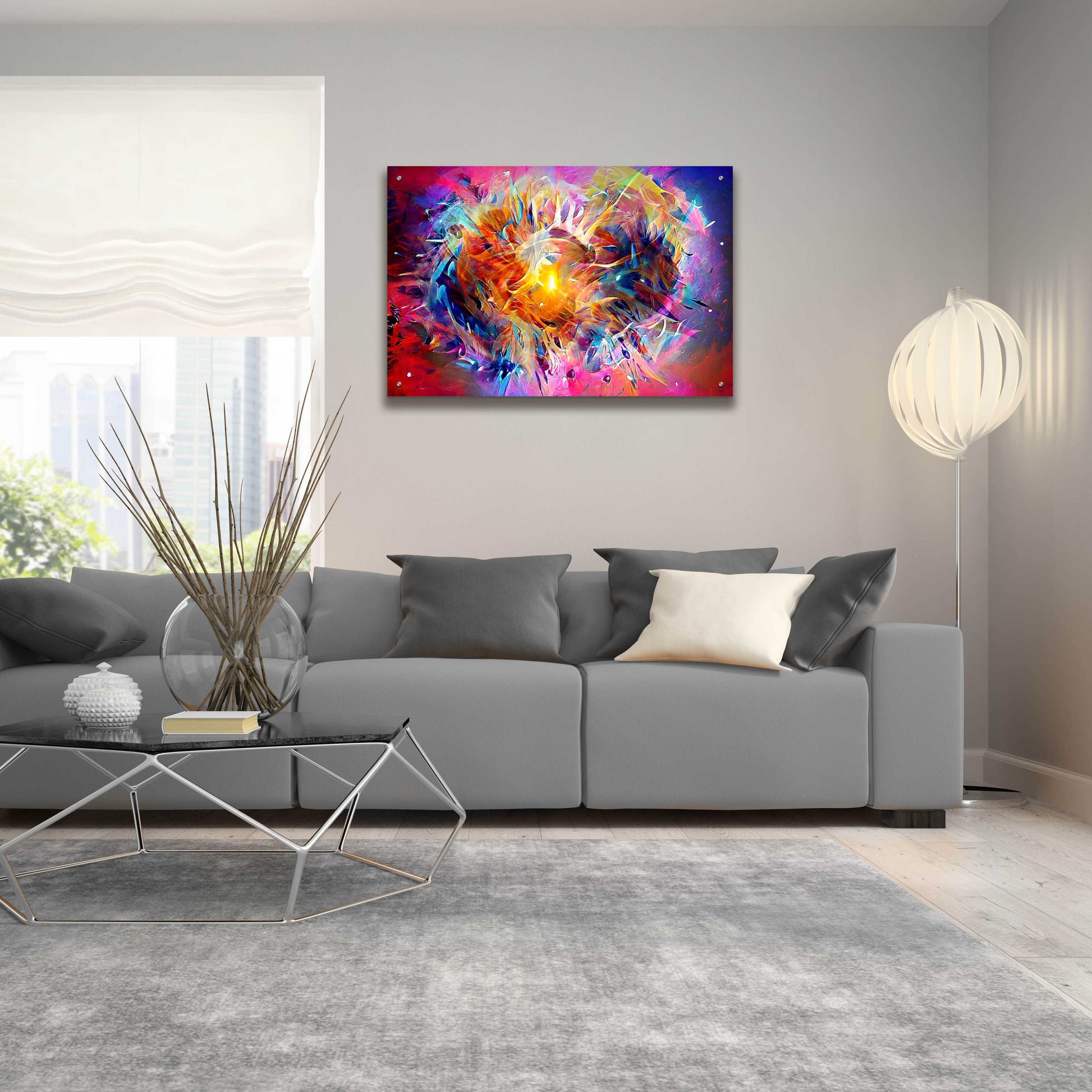 Epic Art 'Ai Astronomy 2' by David Manlove, Acrylic Glass Wall Art,36x24