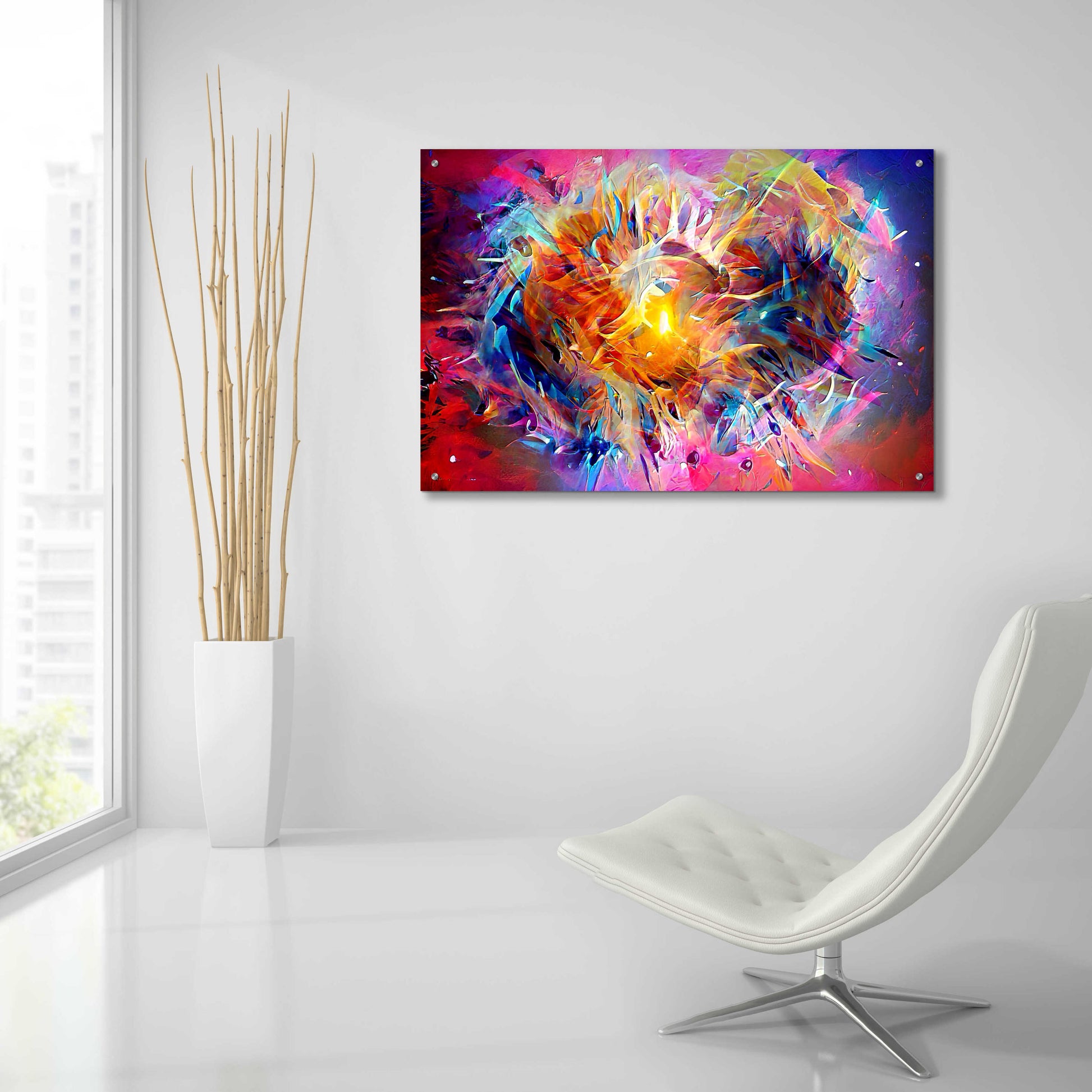 Epic Art 'Ai Astronomy 2' by David Manlove, Acrylic Glass Wall Art,36x24