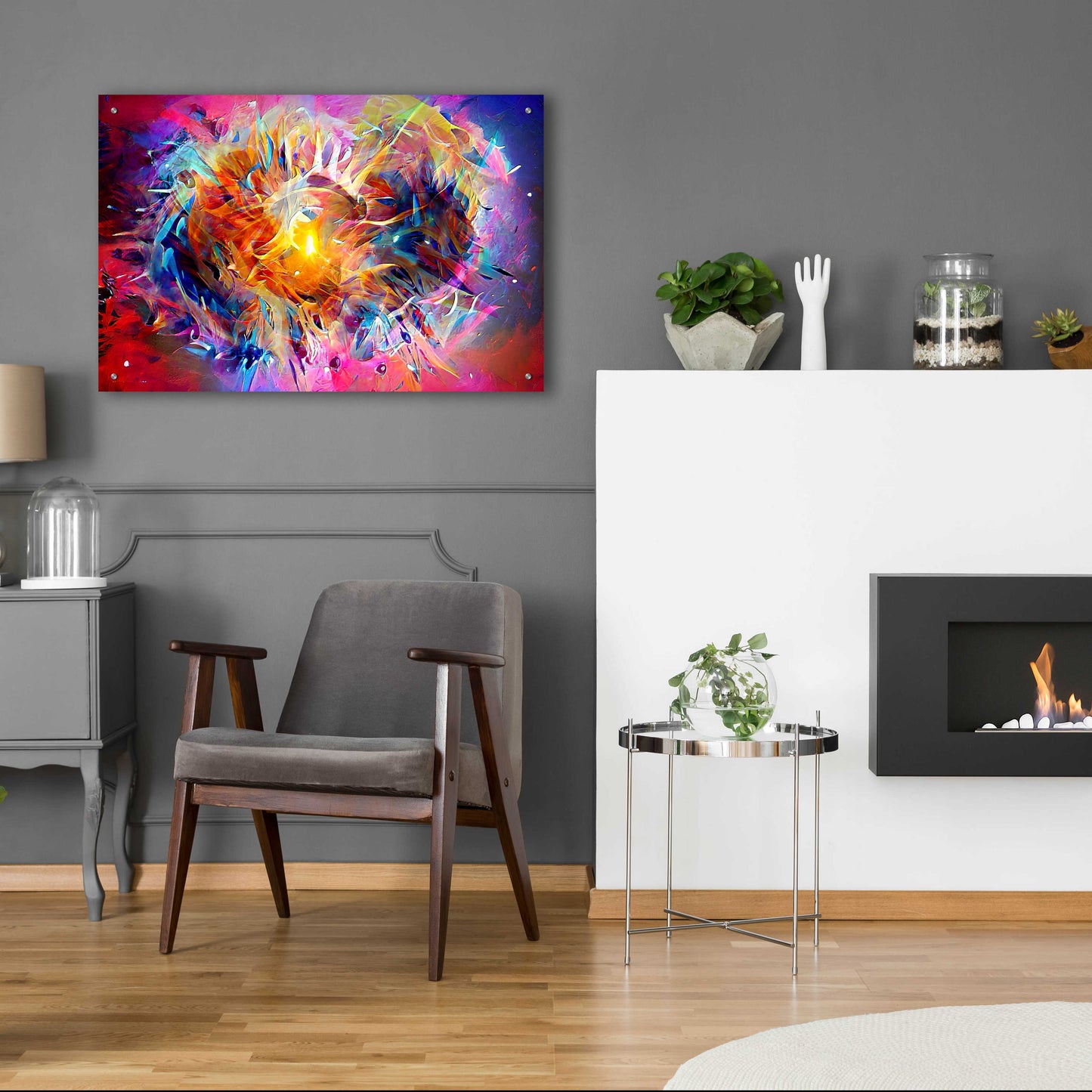 Epic Art 'Ai Astronomy 2' by David Manlove, Acrylic Glass Wall Art,36x24