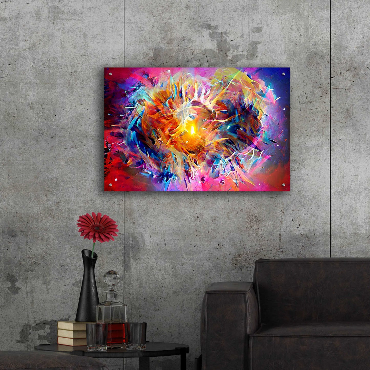 Epic Art 'Ai Astronomy 2' by David Manlove, Acrylic Glass Wall Art,36x24