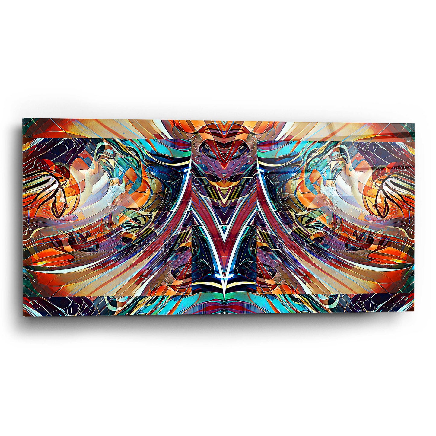 Epic Art 'Musical Glass II' by David Manlove, Acrylic Glass Wall Art,24x12