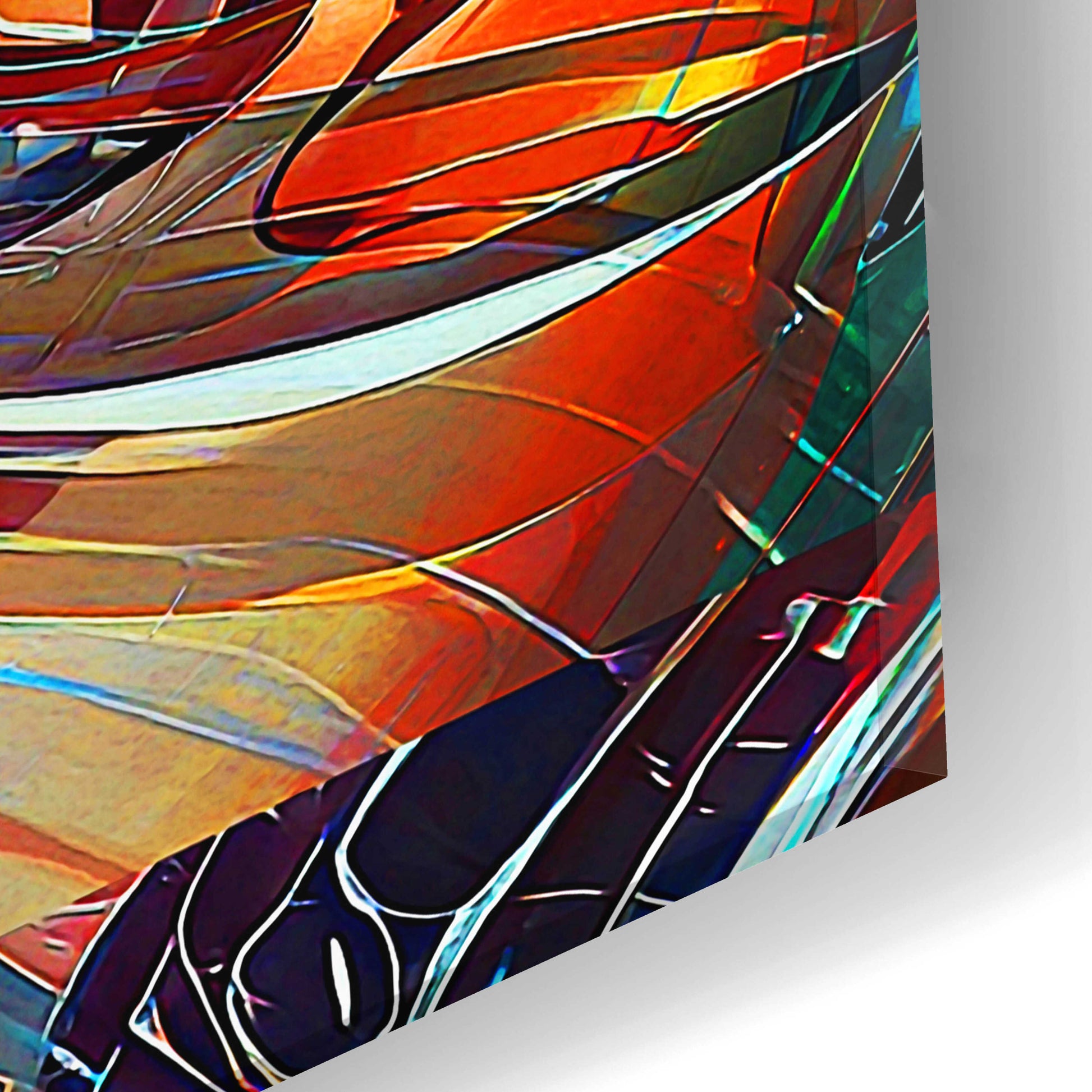 Epic Art 'Musical Glass II' by David Manlove, Acrylic Glass Wall Art,24x12