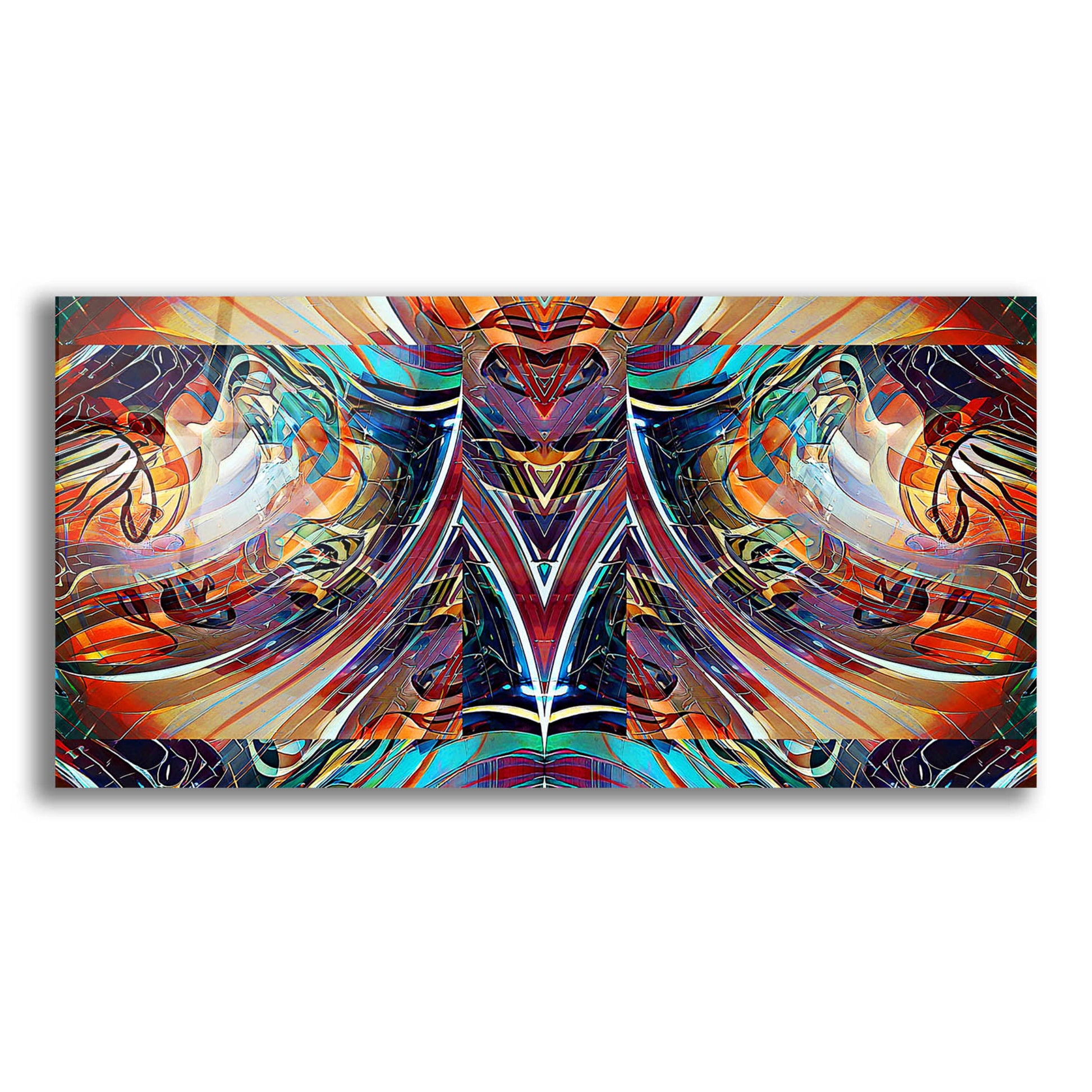 Epic Art 'Musical Glass II' by David Manlove, Acrylic Glass Wall Art,24x12