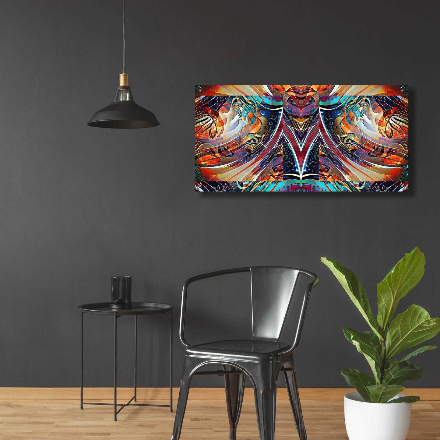 Epic Art 'Musical Glass II' by David Manlove, Acrylic Glass Wall Art,48x24