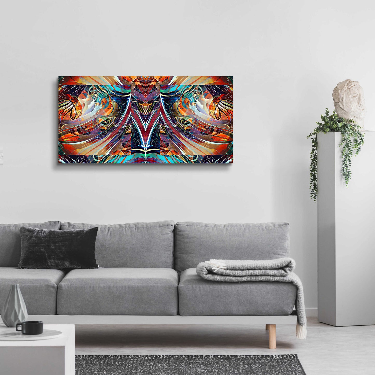 Epic Art 'Musical Glass II' by David Manlove, Acrylic Glass Wall Art,48x24