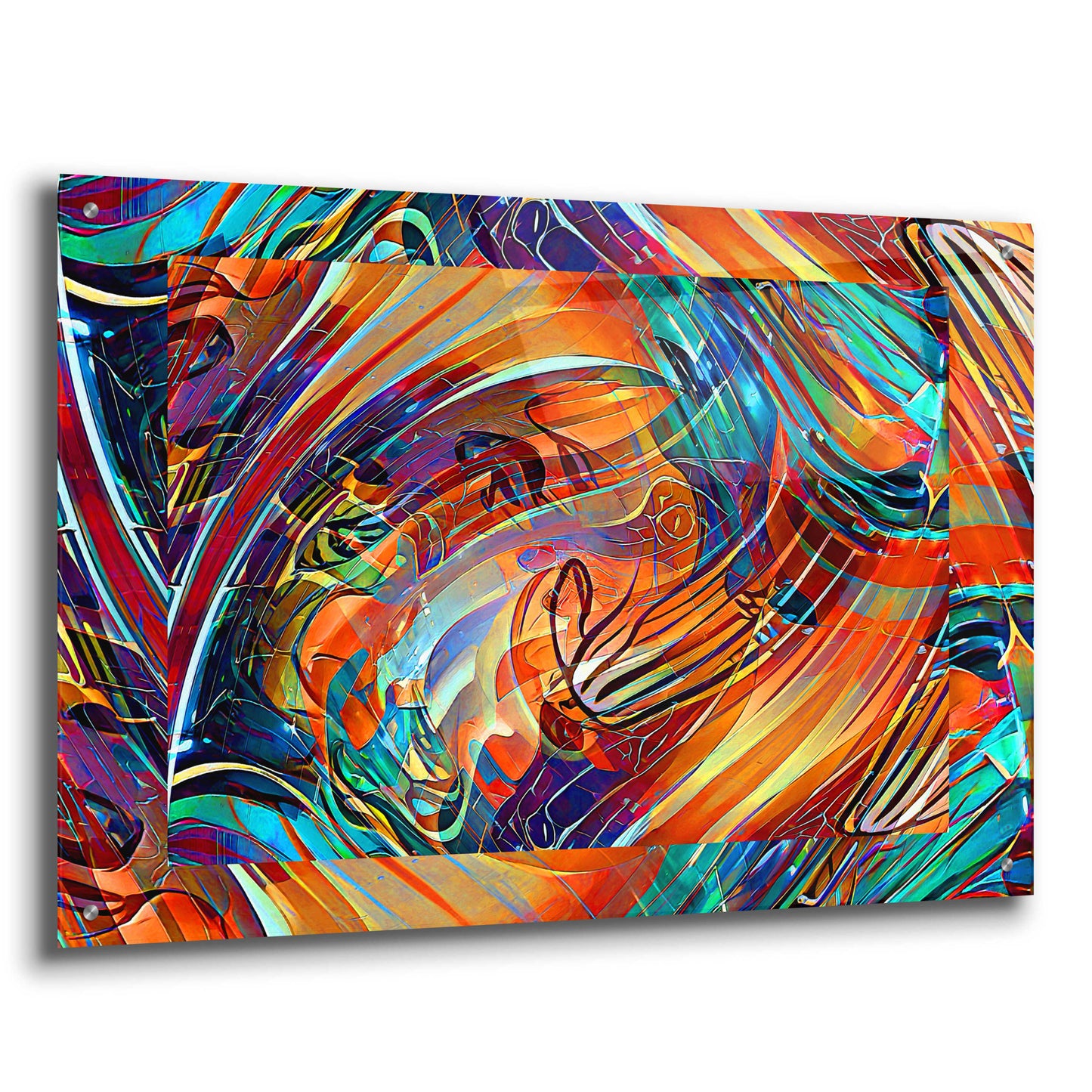 Epic Art 'Musical Glass and Musical Glass 3' by David Manlove, Acrylic Glass Wall Art,36x24