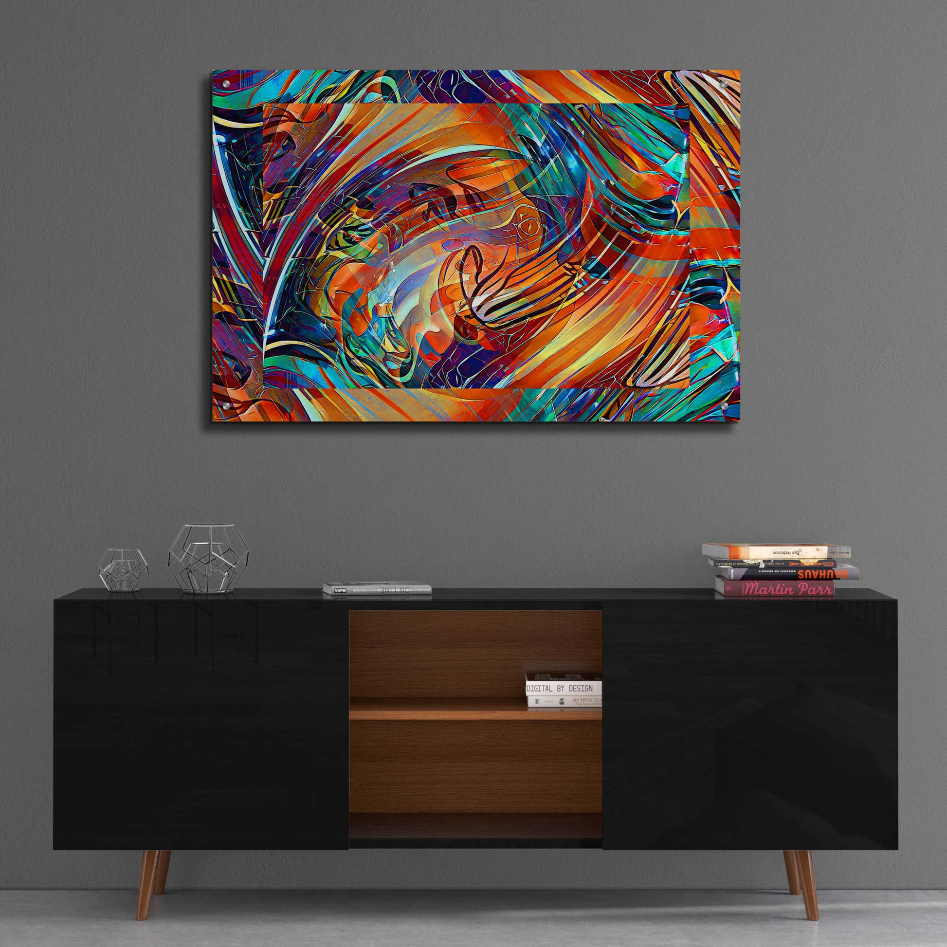 Epic Art 'Musical Glass and Musical Glass 3' by David Manlove, Acrylic Glass Wall Art,36x24