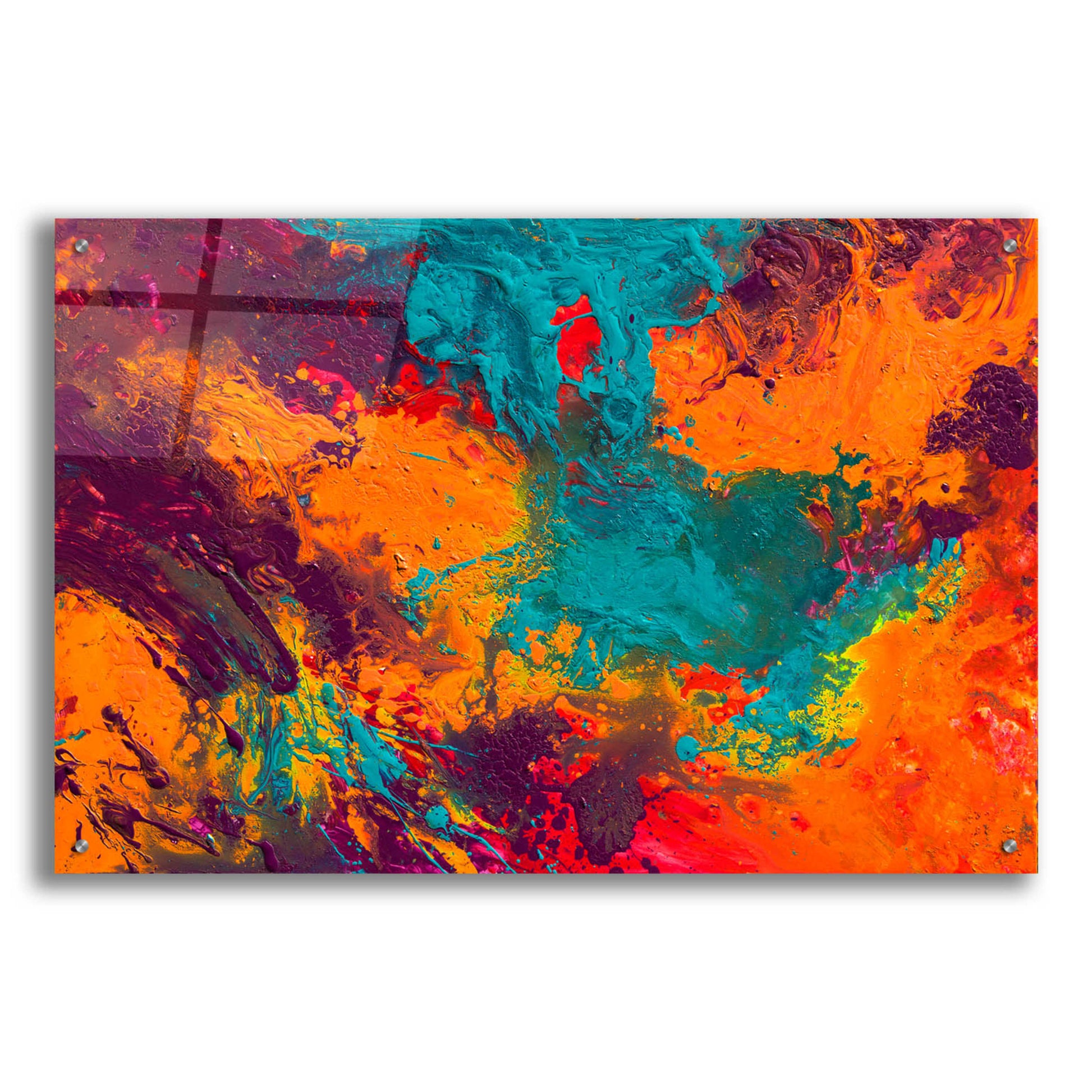 Epic Art 'Creation of America' by Jace D McTier, Acrylic Glass Wall Art,36x24