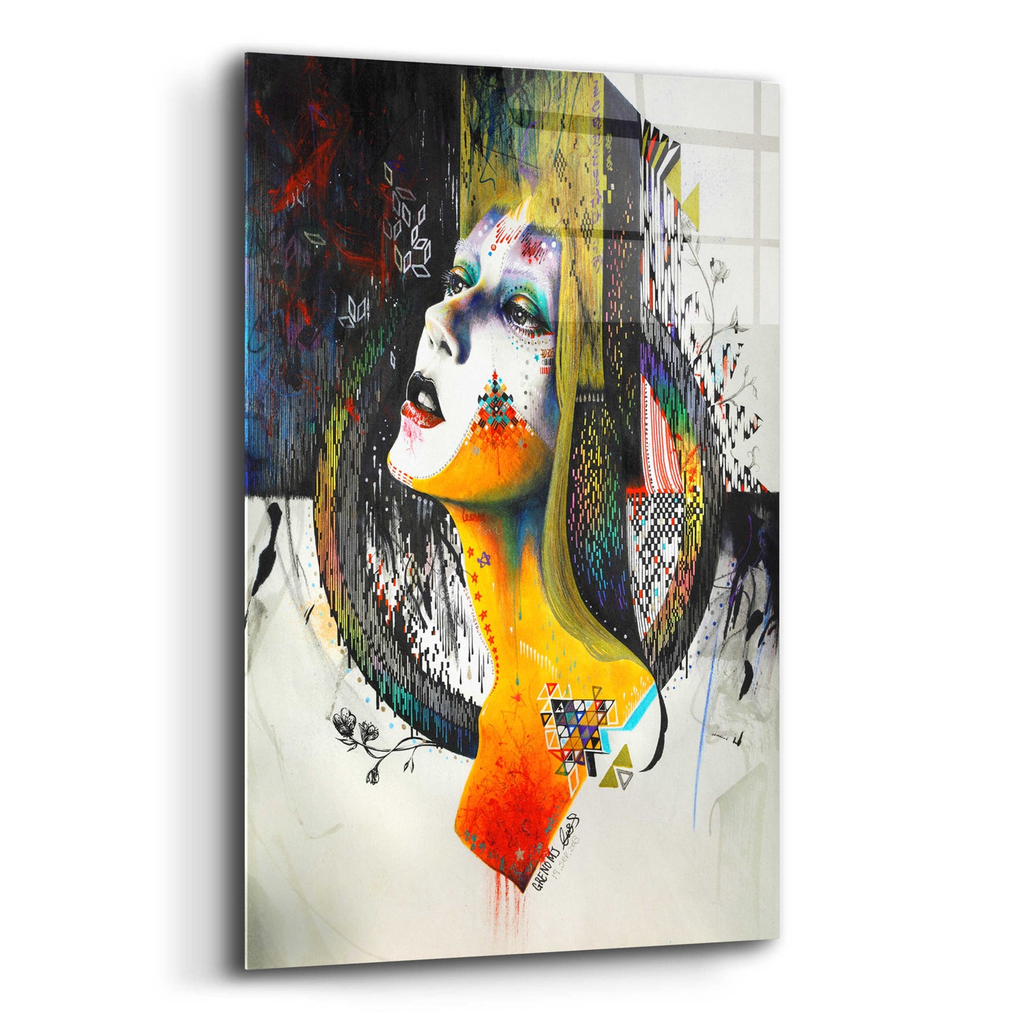 Epic Art 'Between Hope And Despair' by MinJae, Acrylic Glass Wall Art,12x16