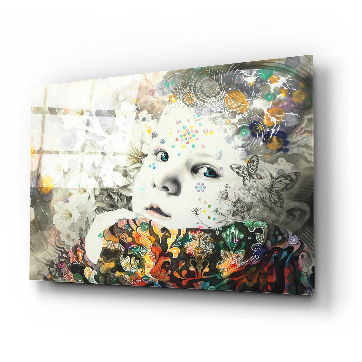 Epic Art 'Blooming' by MinJae, Acrylic Glass Wall Art,24x16