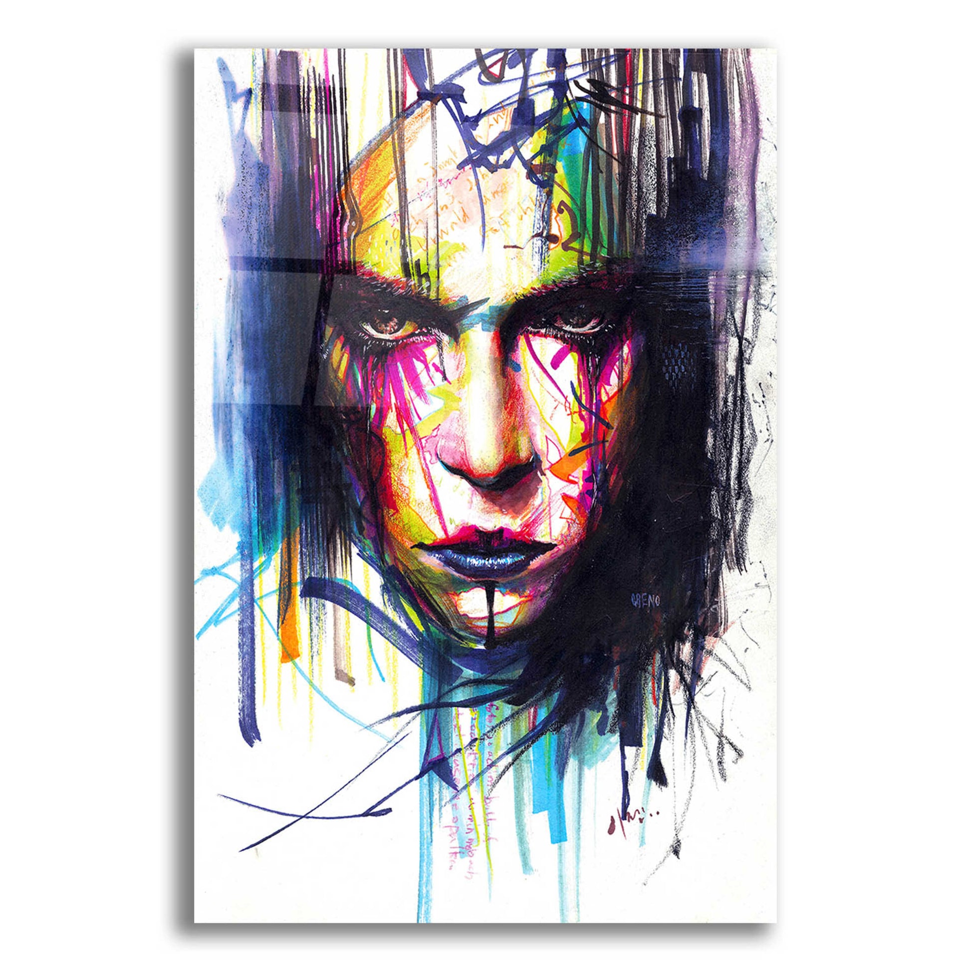 Epic Art 'Gaze 2' by MinJae, Acrylic Glass Wall Art,12x16