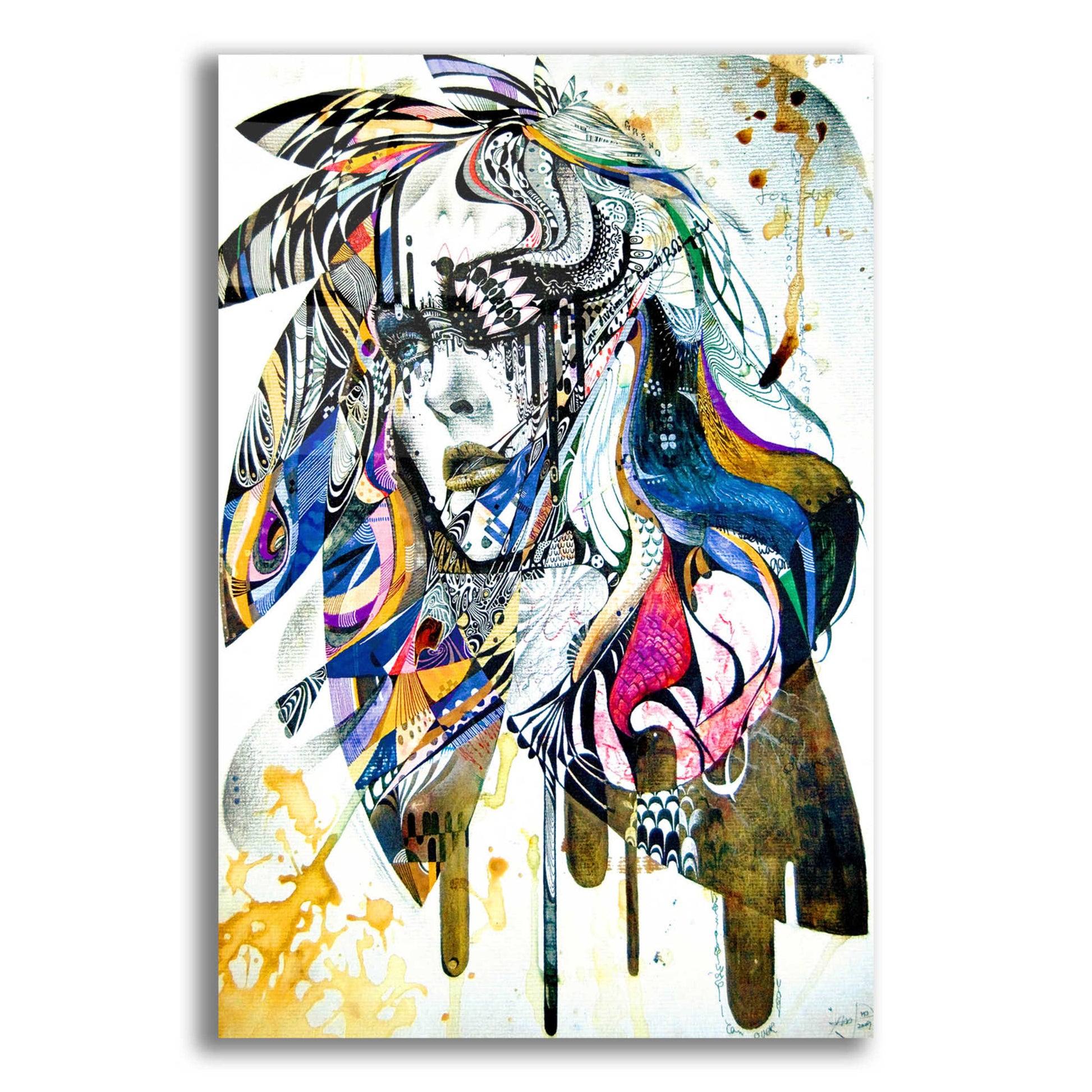 Epic Art 'Reminiscence II' by MinJae, Acrylic Glass Wall Art,12x16