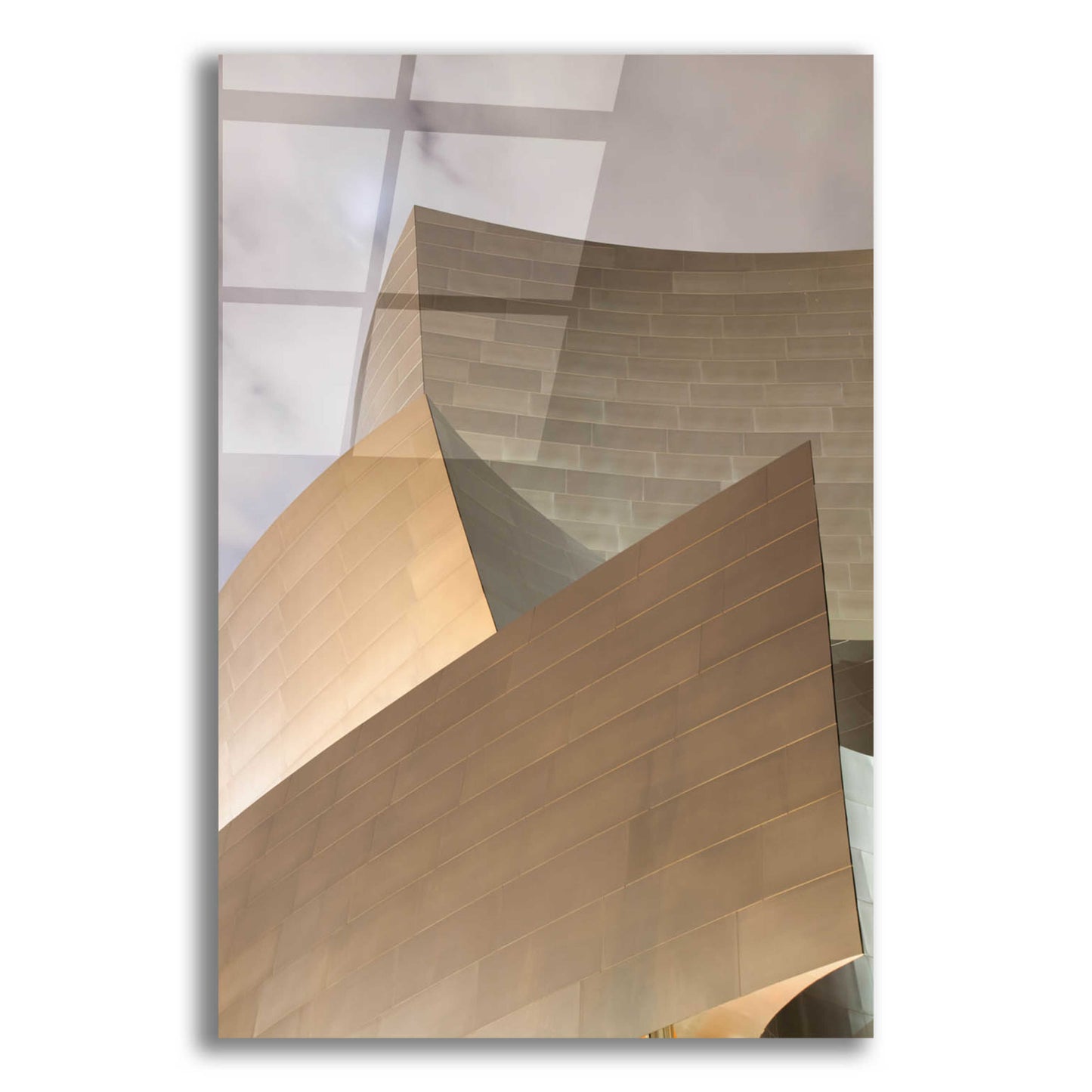 Epic Art 'Angles Disney Concert Hall' by Chris Moyer, Acrylic Glass Wall Art,12x16