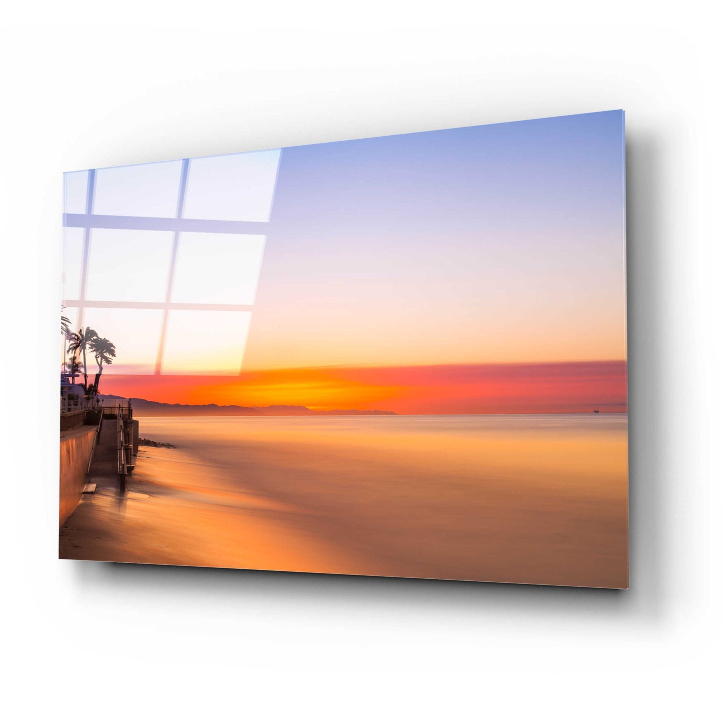 Epic Art 'Baltimore Sunrise' by Chris Moyer, Acrylic Glass Wall Art,24x16