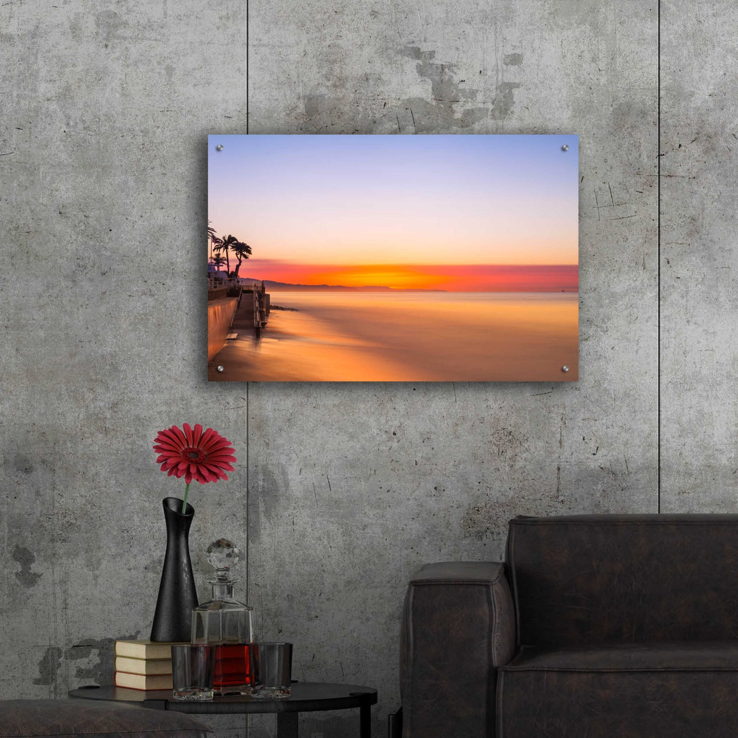 Epic Art 'Baltimore Sunrise' by Chris Moyer, Acrylic Glass Wall Art,36x24