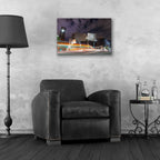 Bus Streak Concert Hall by Chris Moyer - 24x16 acrylic wall art in a room