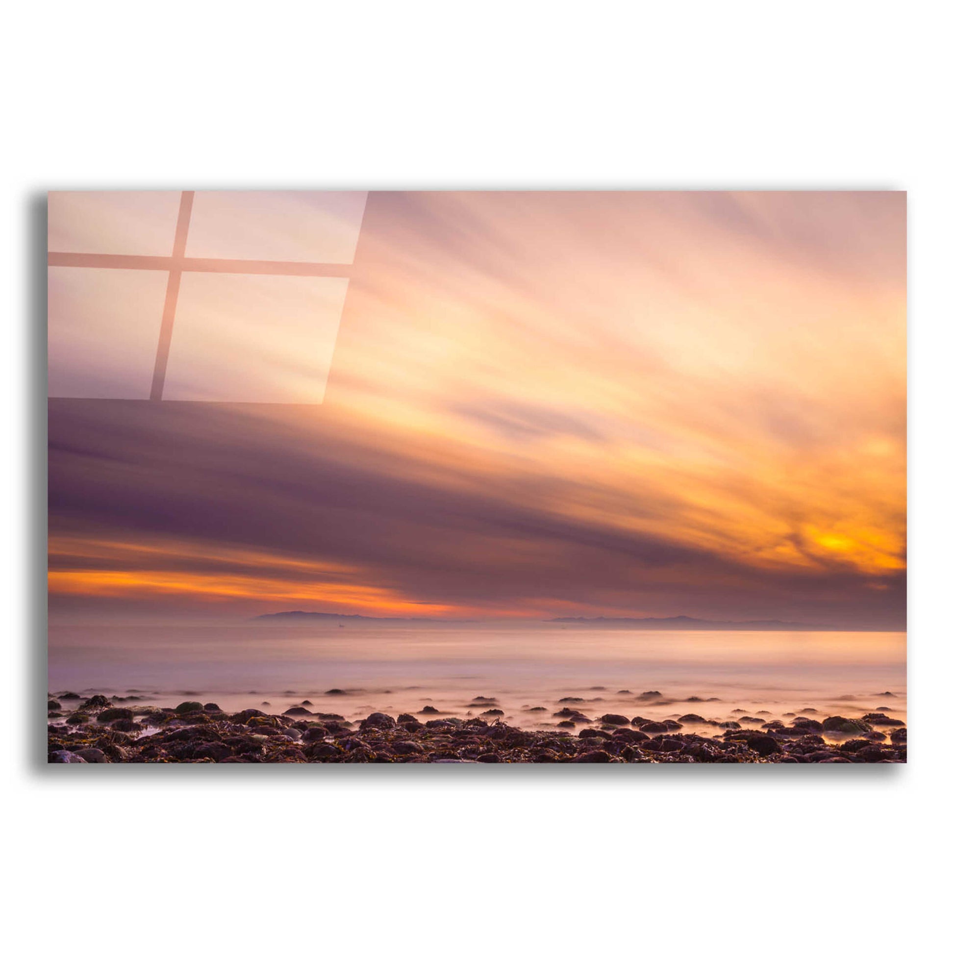 Epic Art 'Fire in the Sky' by Chris Moyer, Acrylic Glass Wall Art,24x16