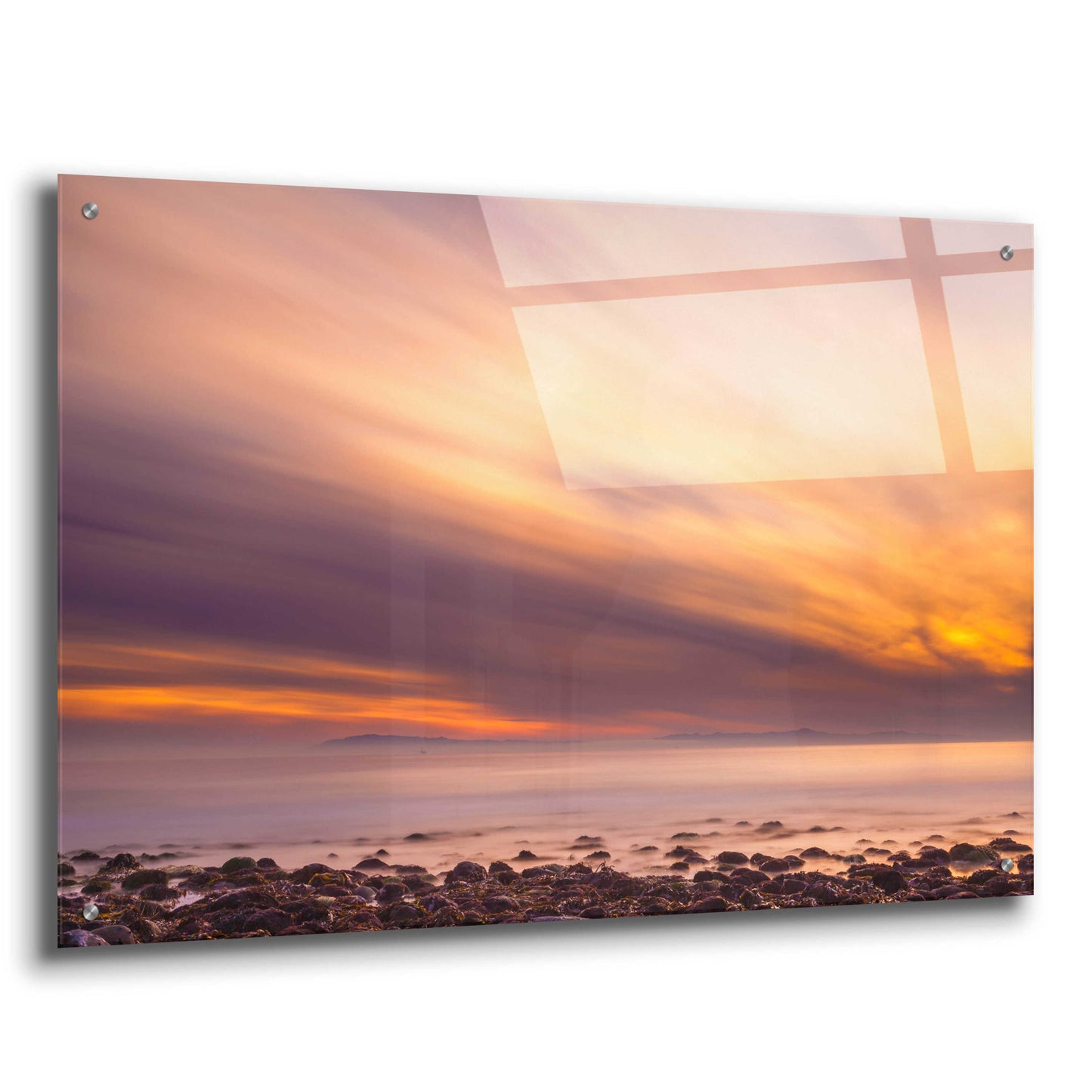 Epic Art 'Fire in the Sky' by Chris Moyer, Acrylic Glass Wall Art,36x24