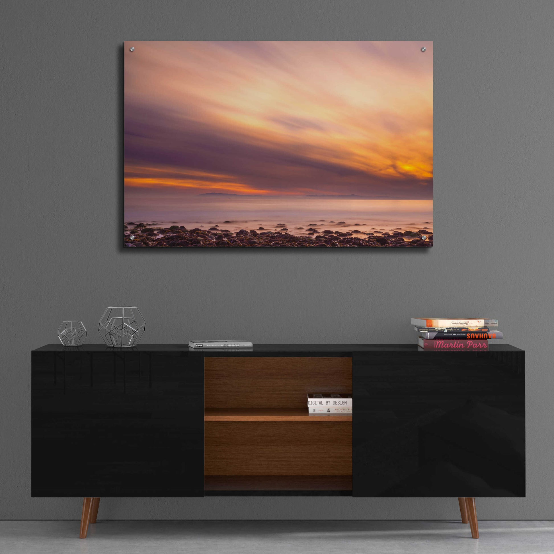 Epic Art 'Fire in the Sky' by Chris Moyer, Acrylic Glass Wall Art,36x24