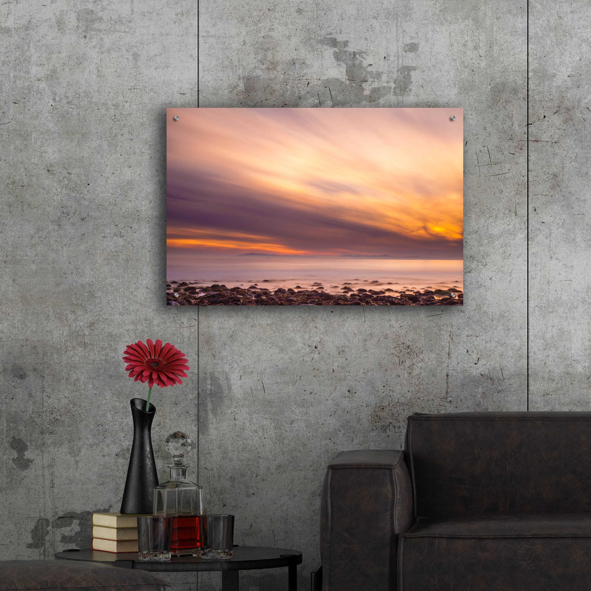 Epic Art 'Fire in the Sky' by Chris Moyer, Acrylic Glass Wall Art,36x24