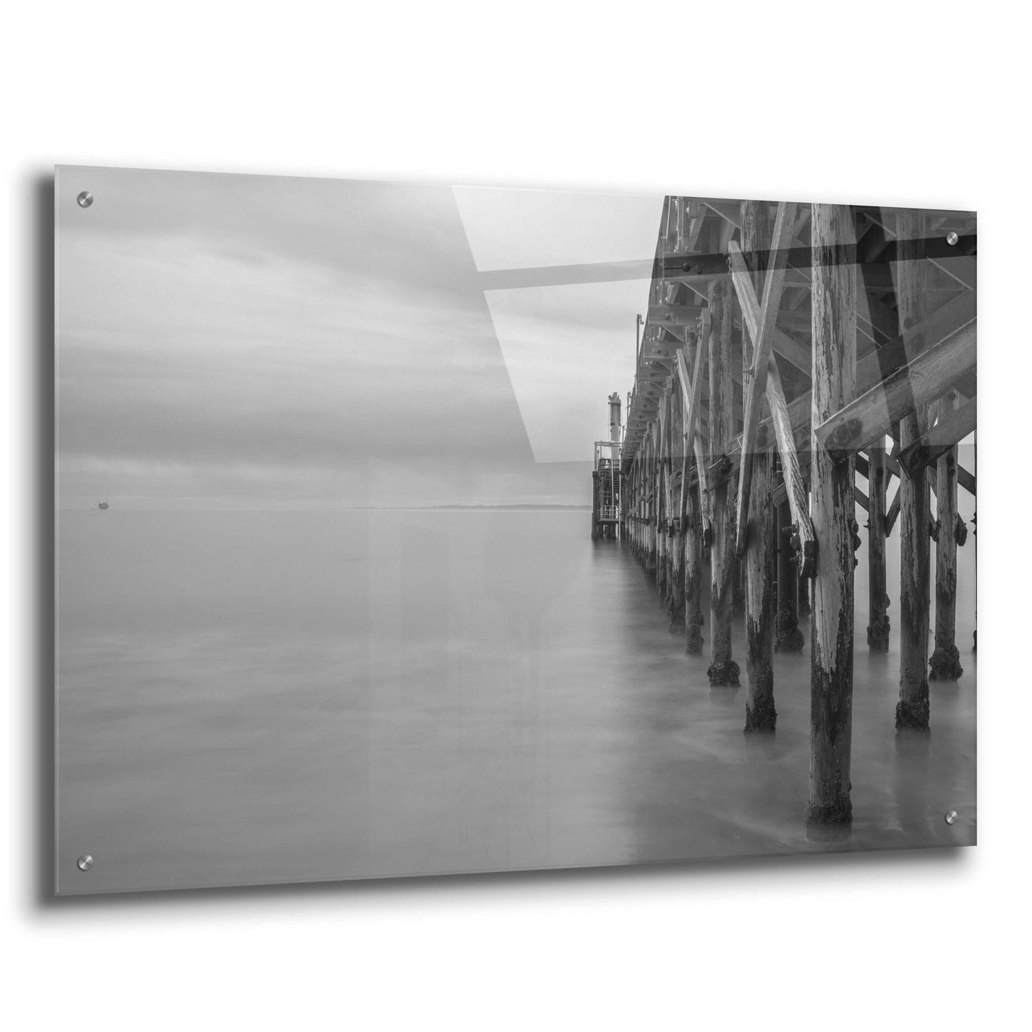 Epic Art 'Gaviota Pier' by Chris Moyer, Acrylic Glass Wall Art,36x24