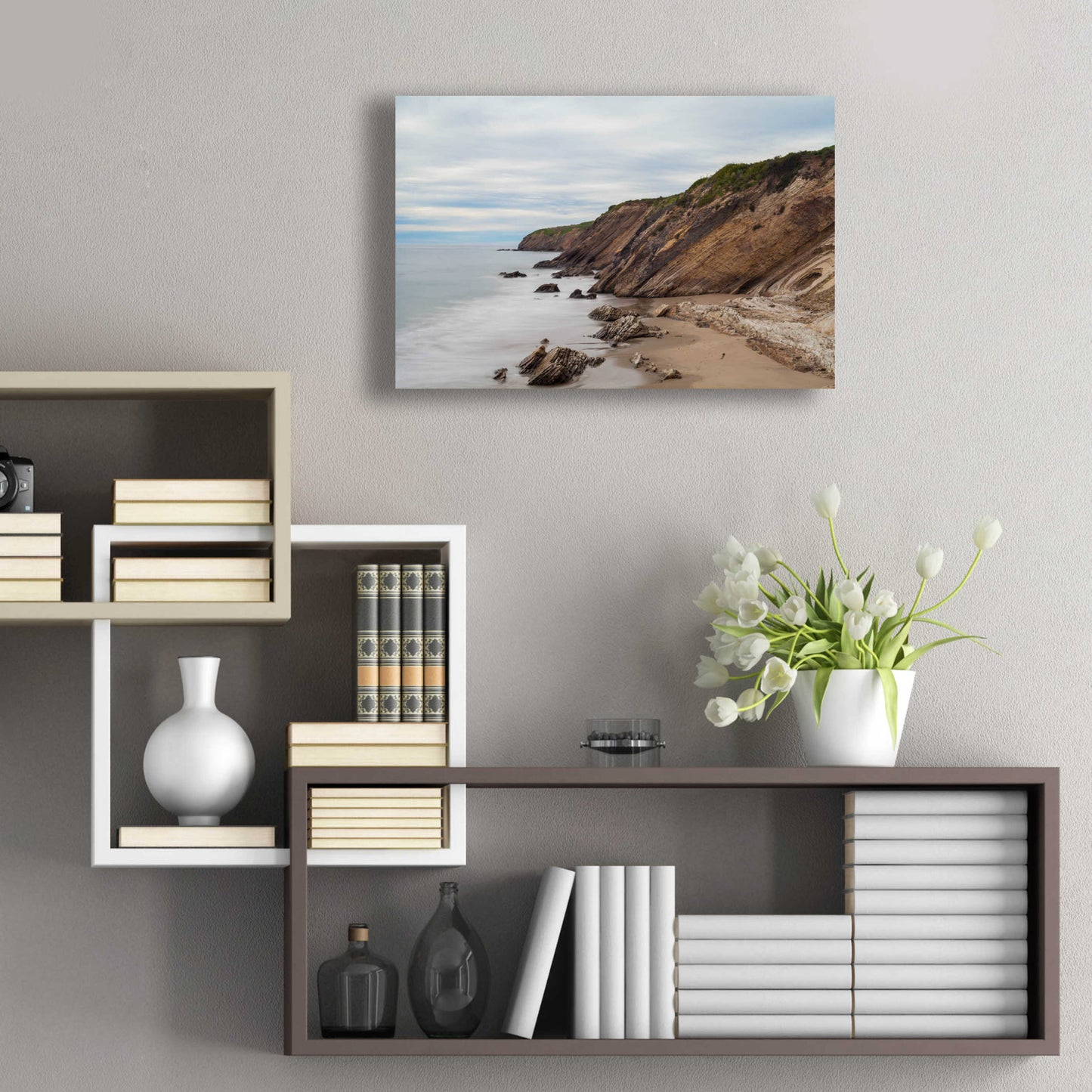 Epic Art 'Gaviota Shore' by Chris Moyer, Acrylic Glass Wall Art,24x16