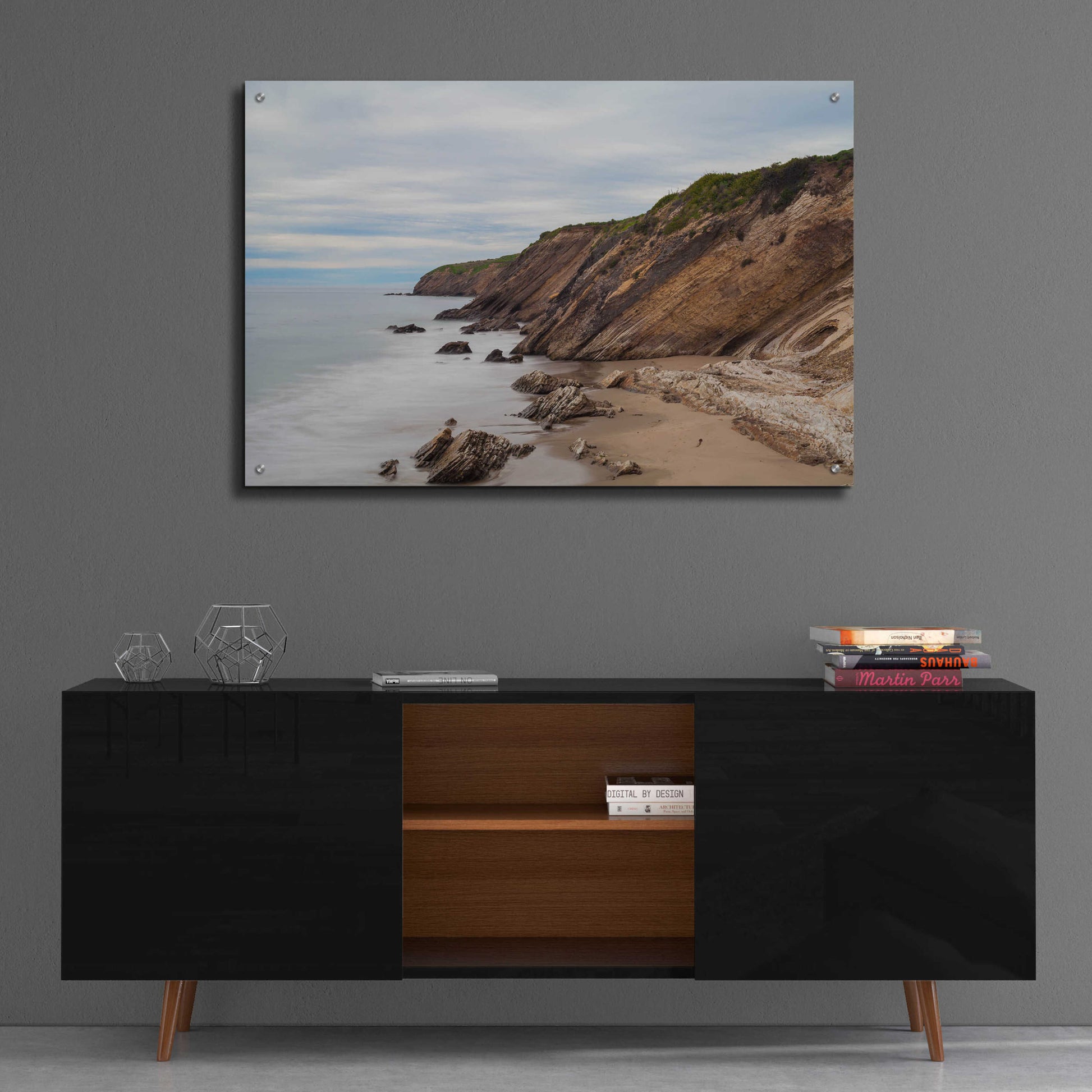 Epic Art 'Gaviota Shore' by Chris Moyer, Acrylic Glass Wall Art,36x24