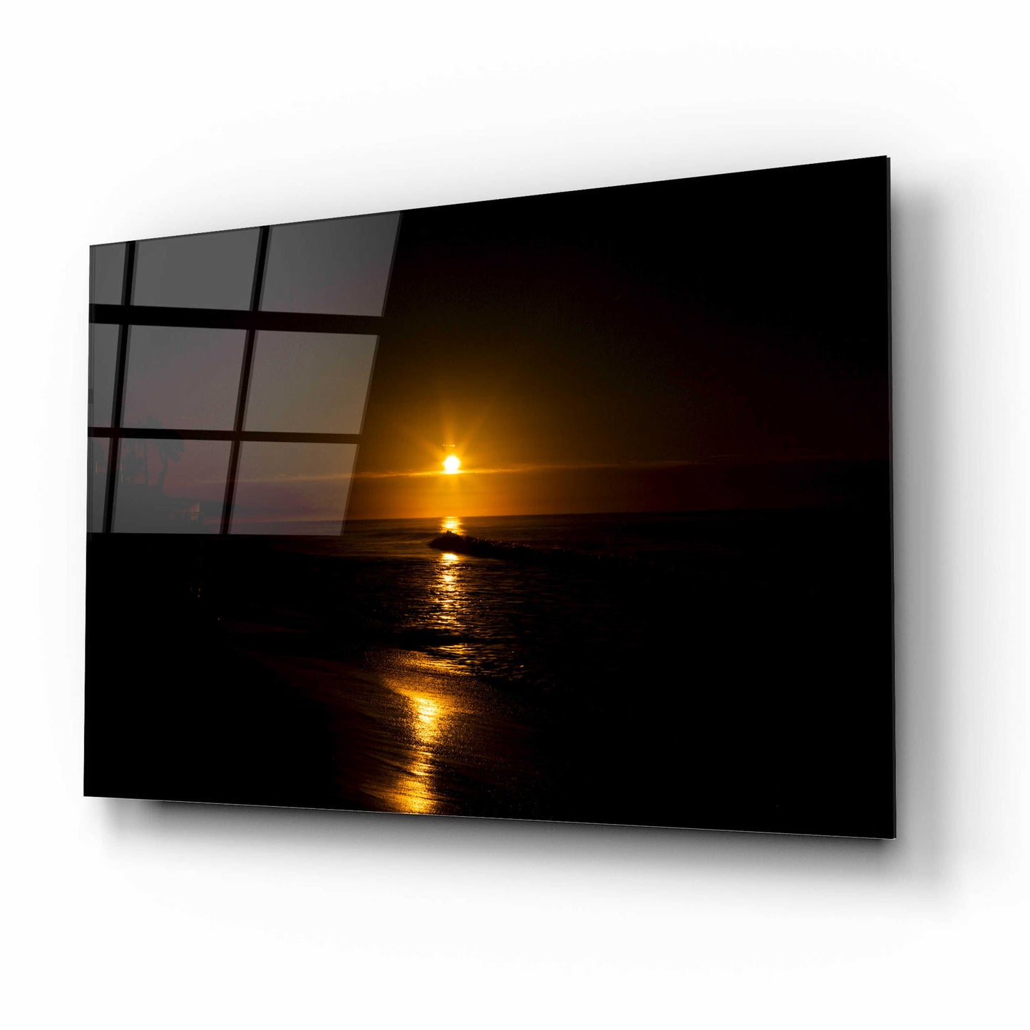 Epic Art 'Golden Sunrise' by Chris Moyer, Acrylic Glass Wall Art,16x12