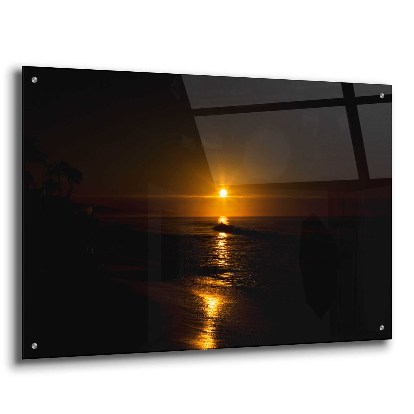 Epic Art 'Golden Sunrise' by Chris Moyer, Acrylic Glass Wall Art,36x24