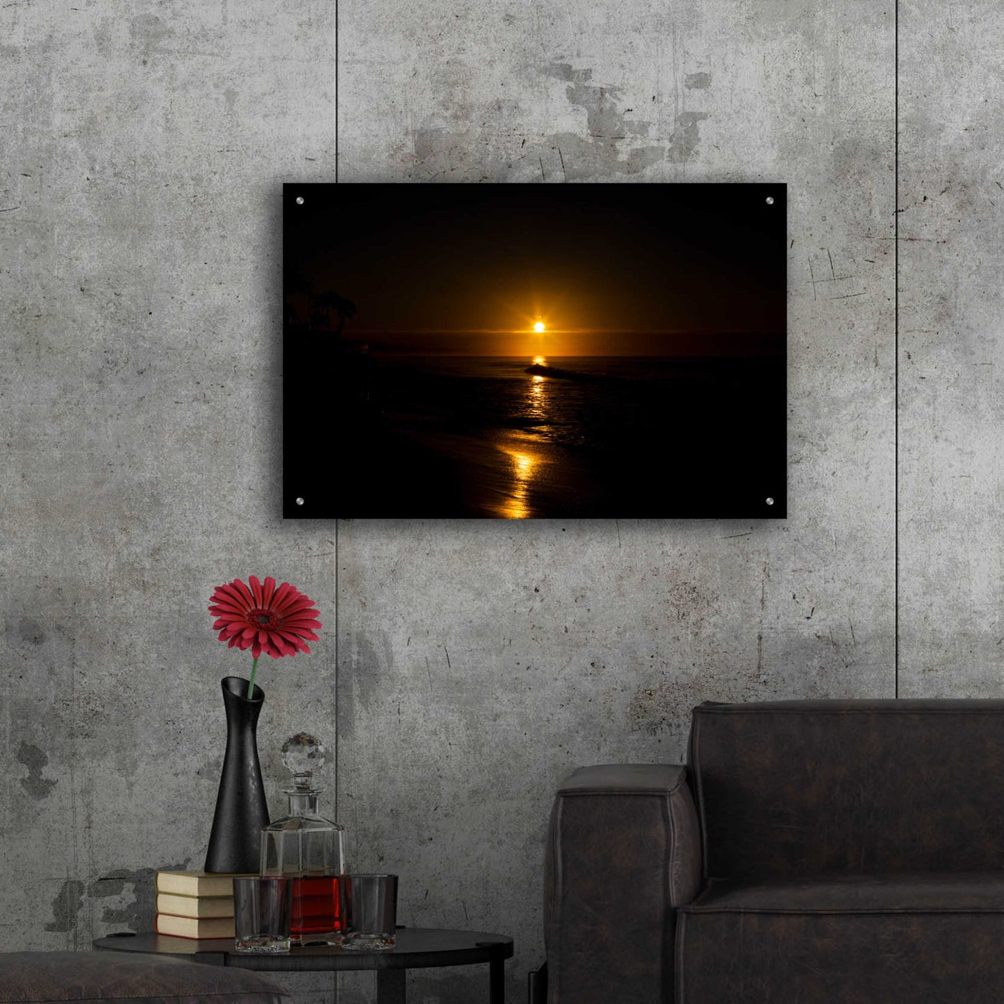 Epic Art 'Golden Sunrise' by Chris Moyer, Acrylic Glass Wall Art,36x24