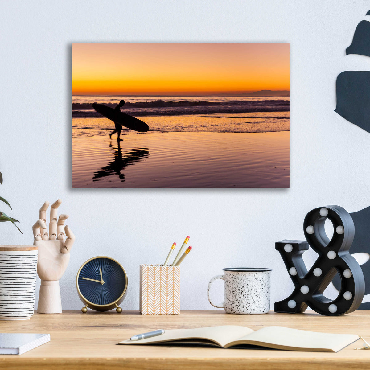 Epic Art 'Heading Home' by Chris Moyer, Acrylic Glass Wall Art,16x12
