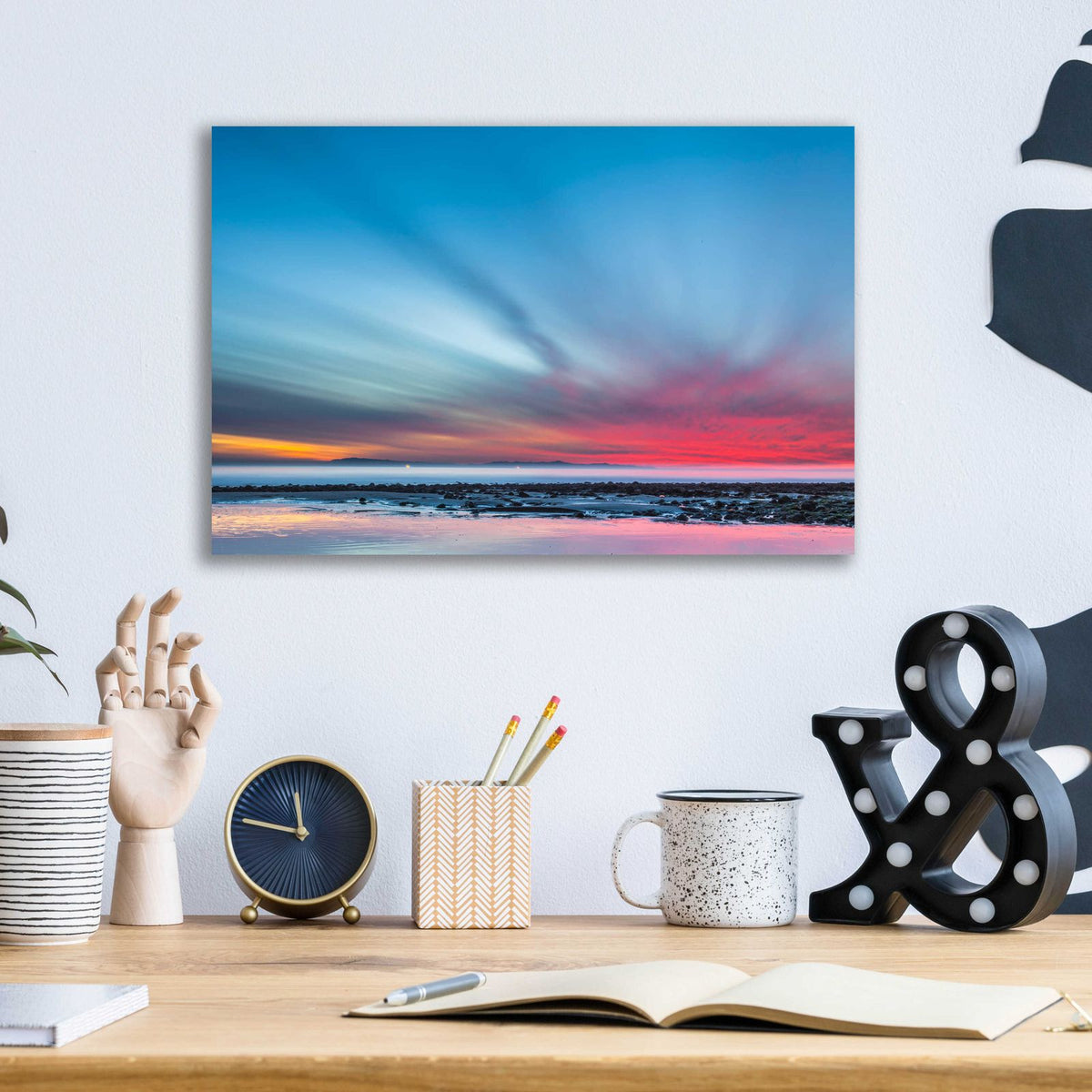 Last Light by Chris Moyer - 16x12 acrylic wall art in a room