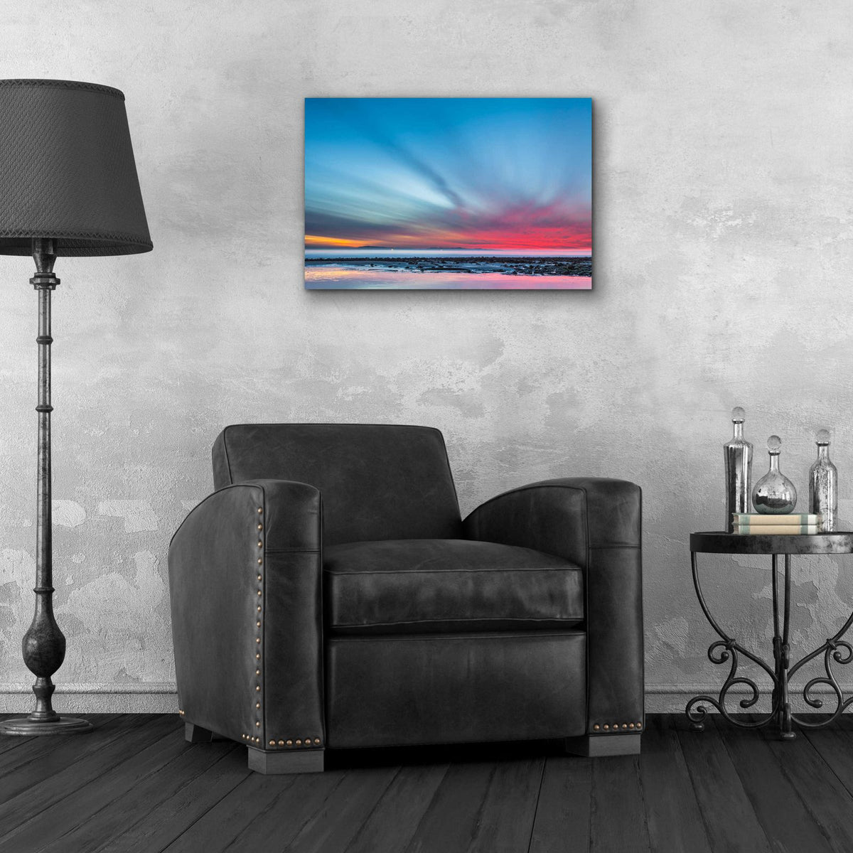 Last Light by Chris Moyer - 24x16 acrylic wall art in a room