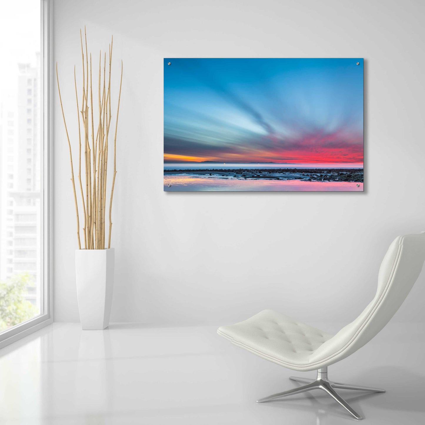 Epic Art 'Last Light' by Chris Moyer, Acrylic Glass Wall Art,36x24