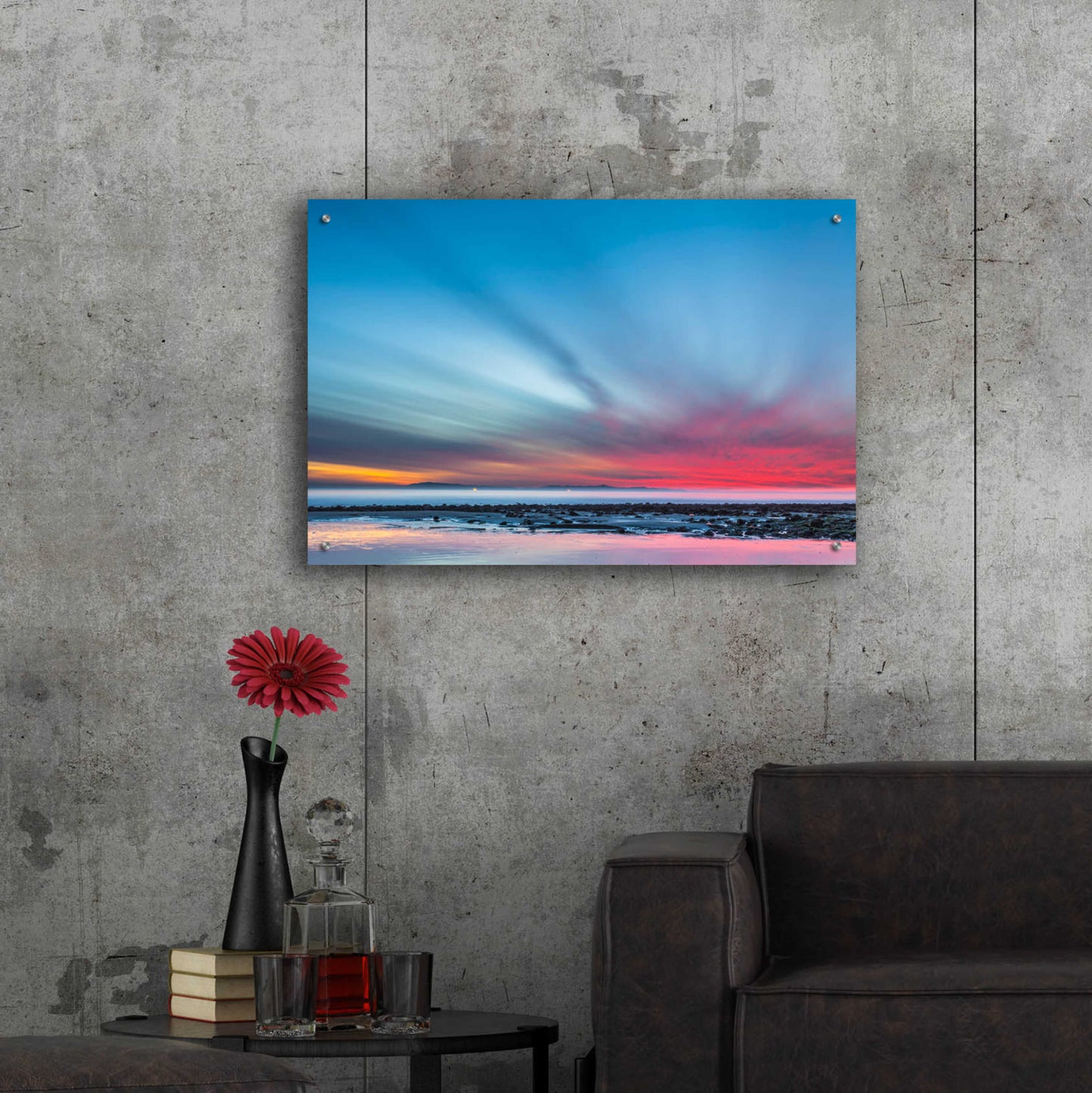 Epic Art 'Last Light' by Chris Moyer, Acrylic Glass Wall Art,36x24