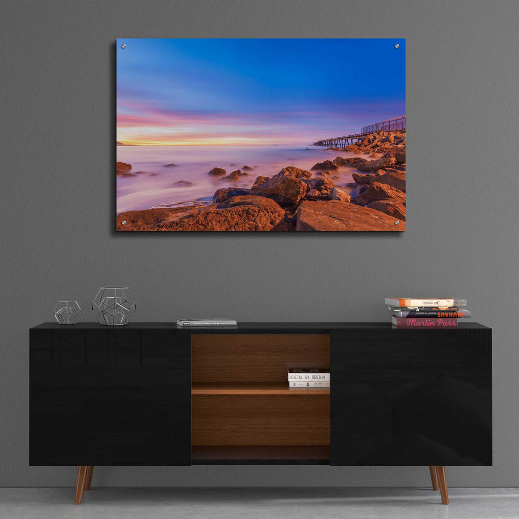 Low Shoals View by Chris Moyer - 36x24 acrylic wall art in a room